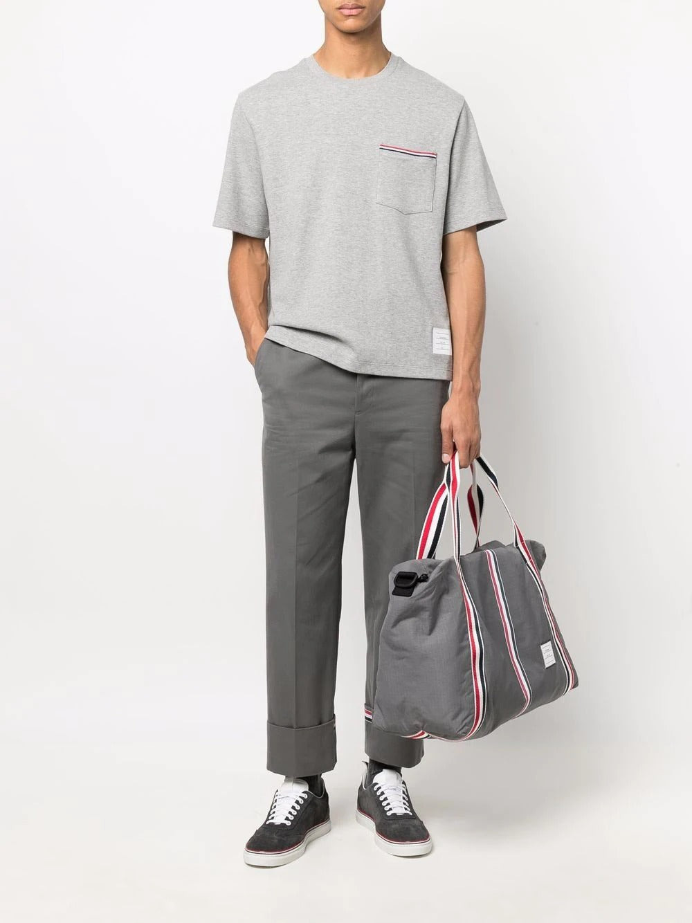 Oversized Short Sleeve Pocket Tee - 2