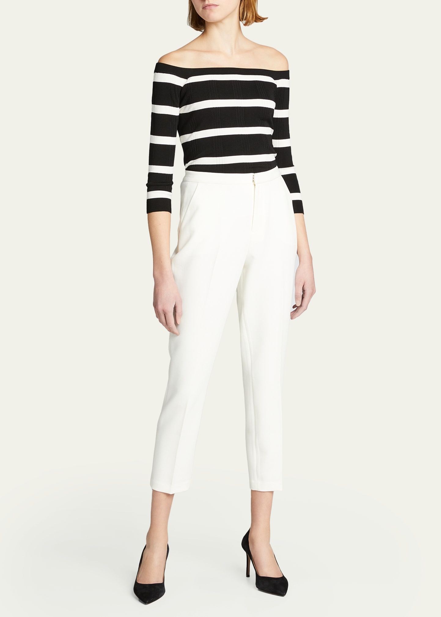 Sawyer High-Rise Cropped Trousers - 2