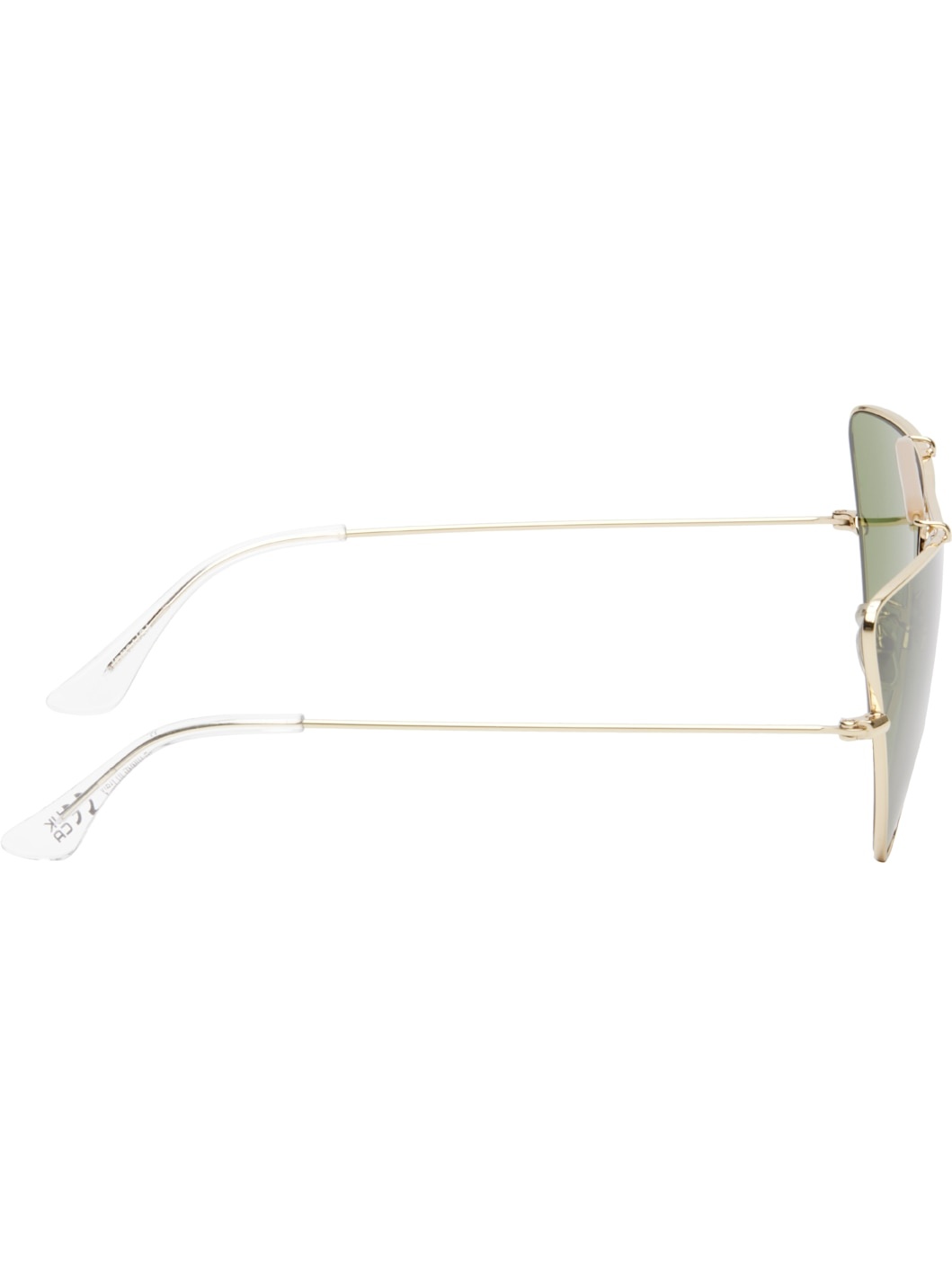 Gold Cat Eye Sunglasses - 2