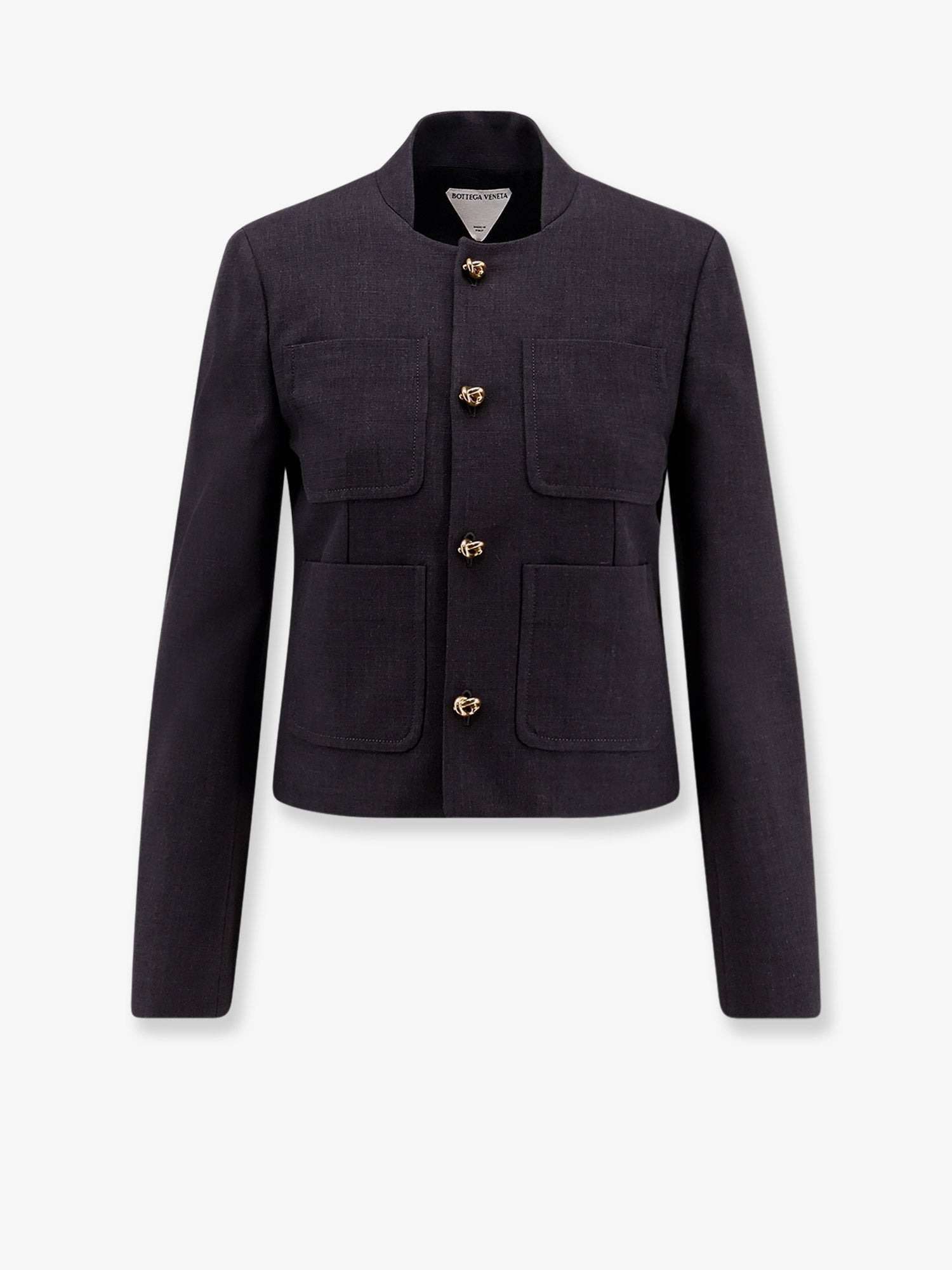 Bottega Veneta Women Cotton And Viscose Blazer With Knots Detail - 1