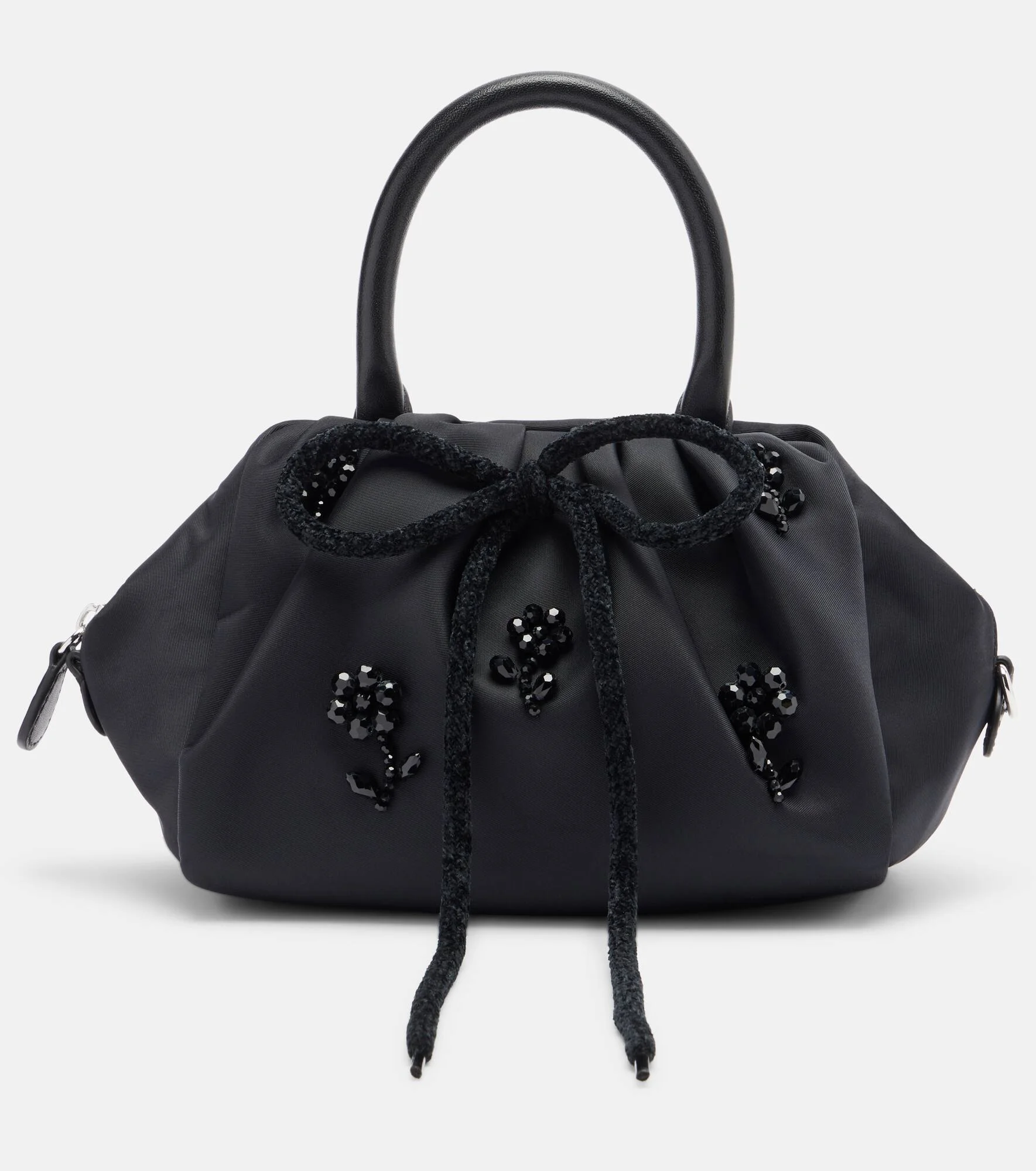 Mini embellished top-handle bag - 1