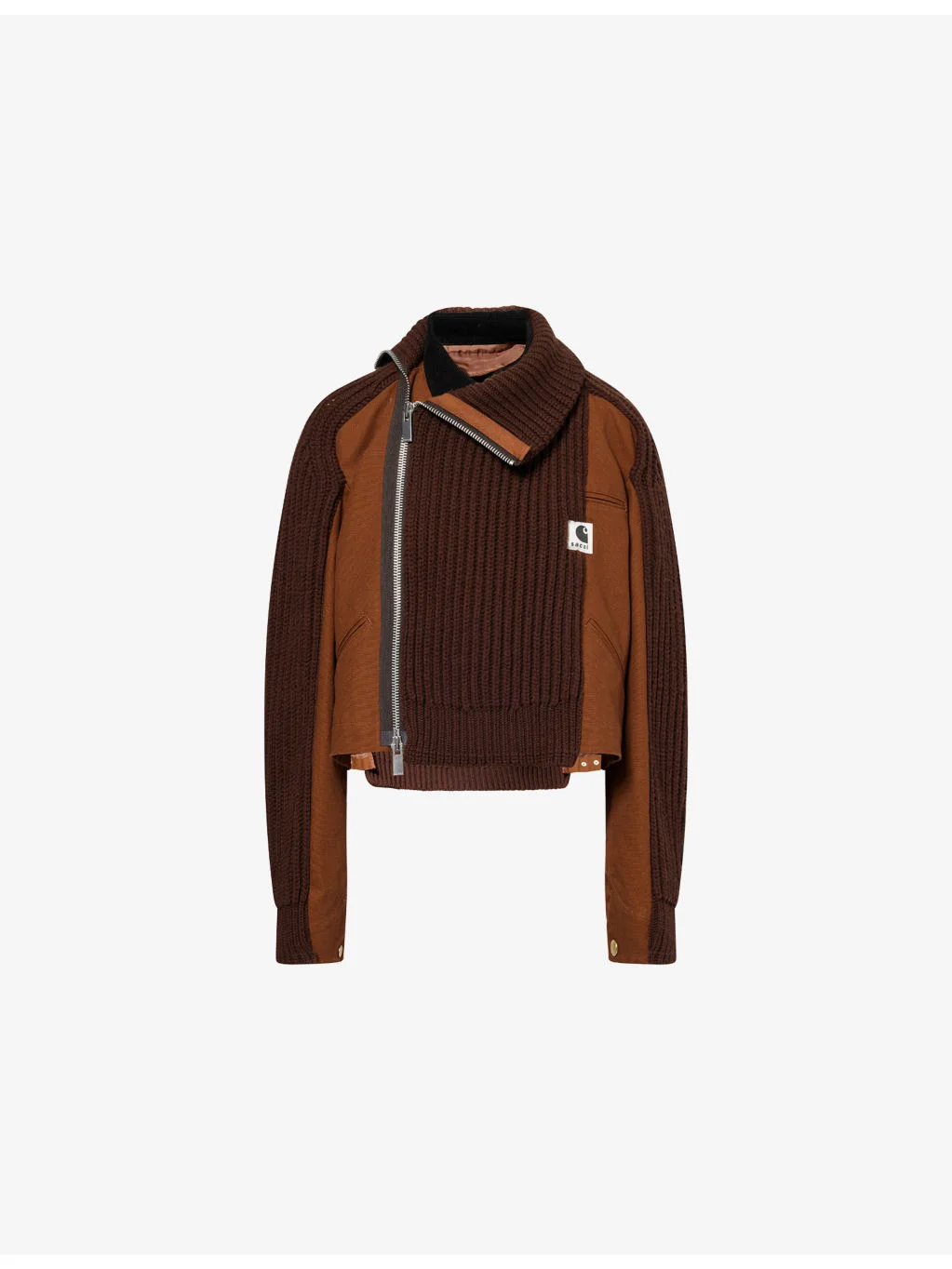 Sacai x Carhartt WIP Duck Contrast-Canvas Wool Jacket - 1
