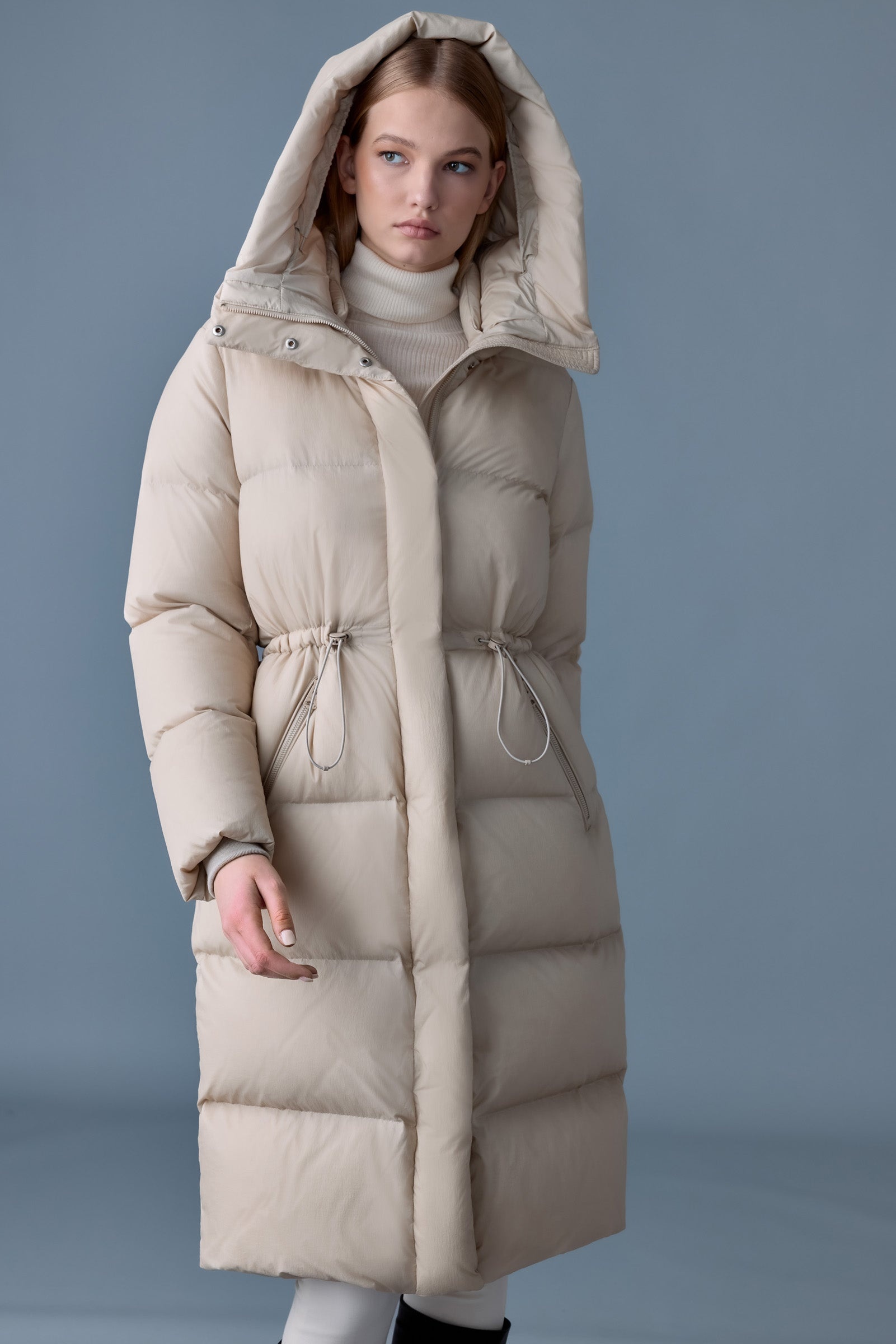 ISHANI-SW Softwash long down coat with hood - 5