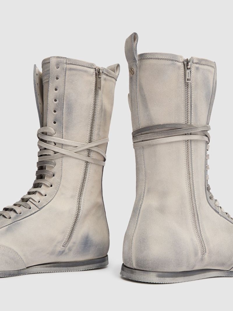 Fides suede high top sneakers - 4