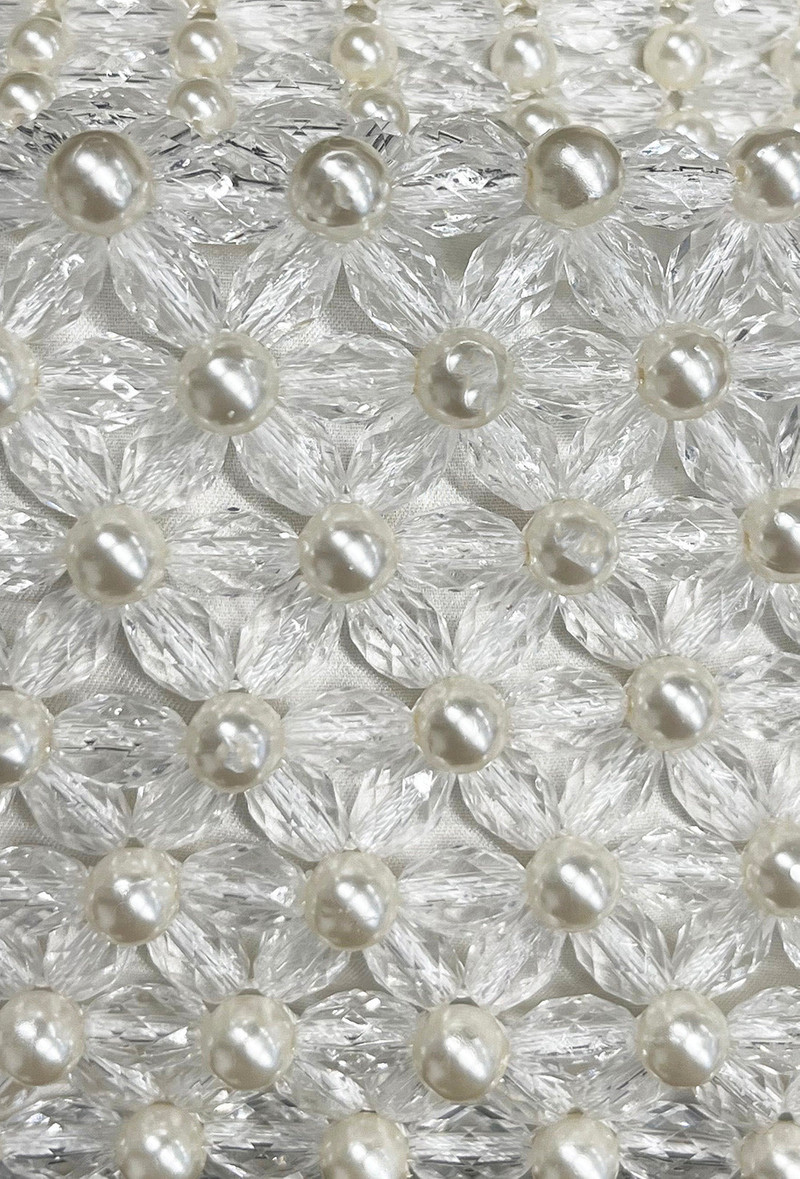 Mini Quinn Bag - Cream and Clear 6