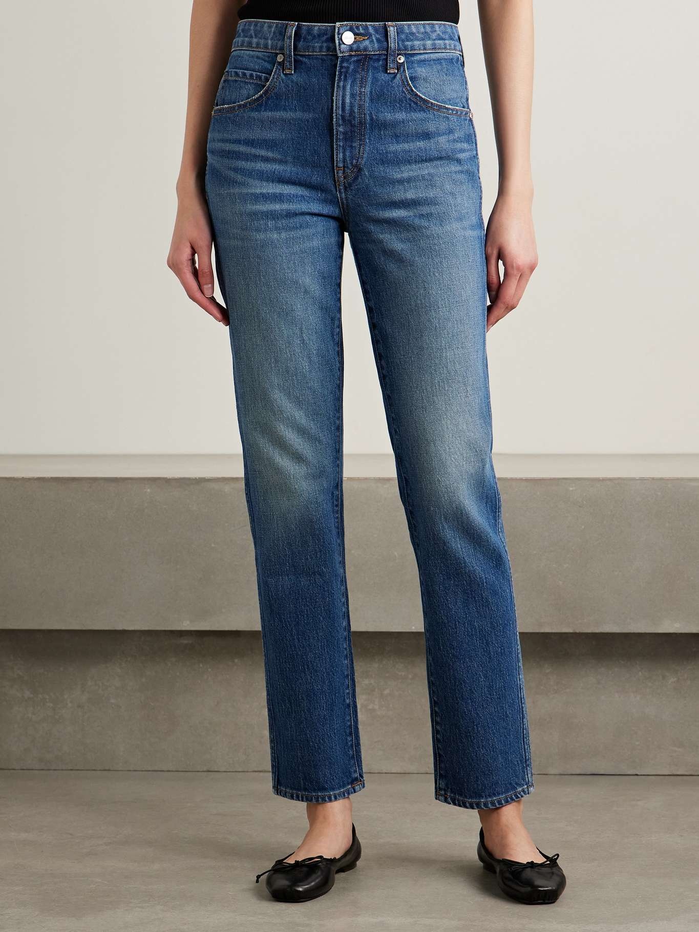 Viv high-rise slim-leg jeans Mid denim - 3
