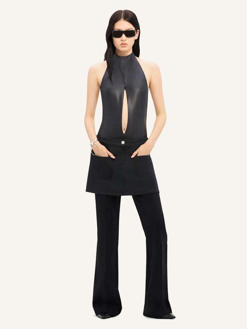 courrèges 2-POCKET TWILL MINI SKIRT outlook