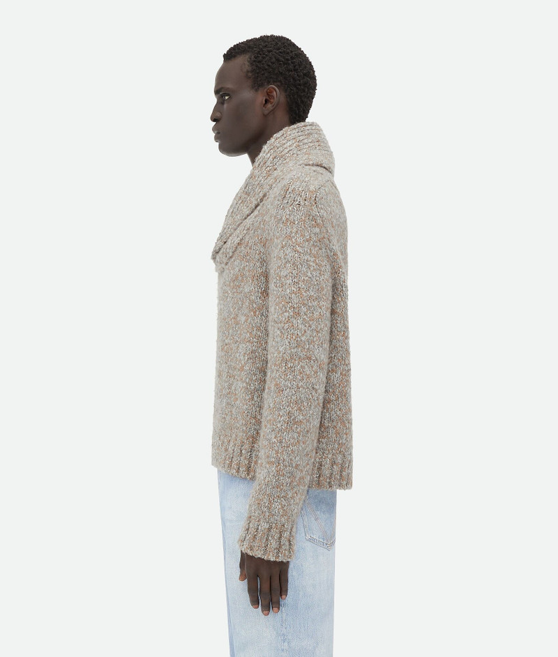 Bottega Veneta Alpaca Shawl Collar Sweater outlook