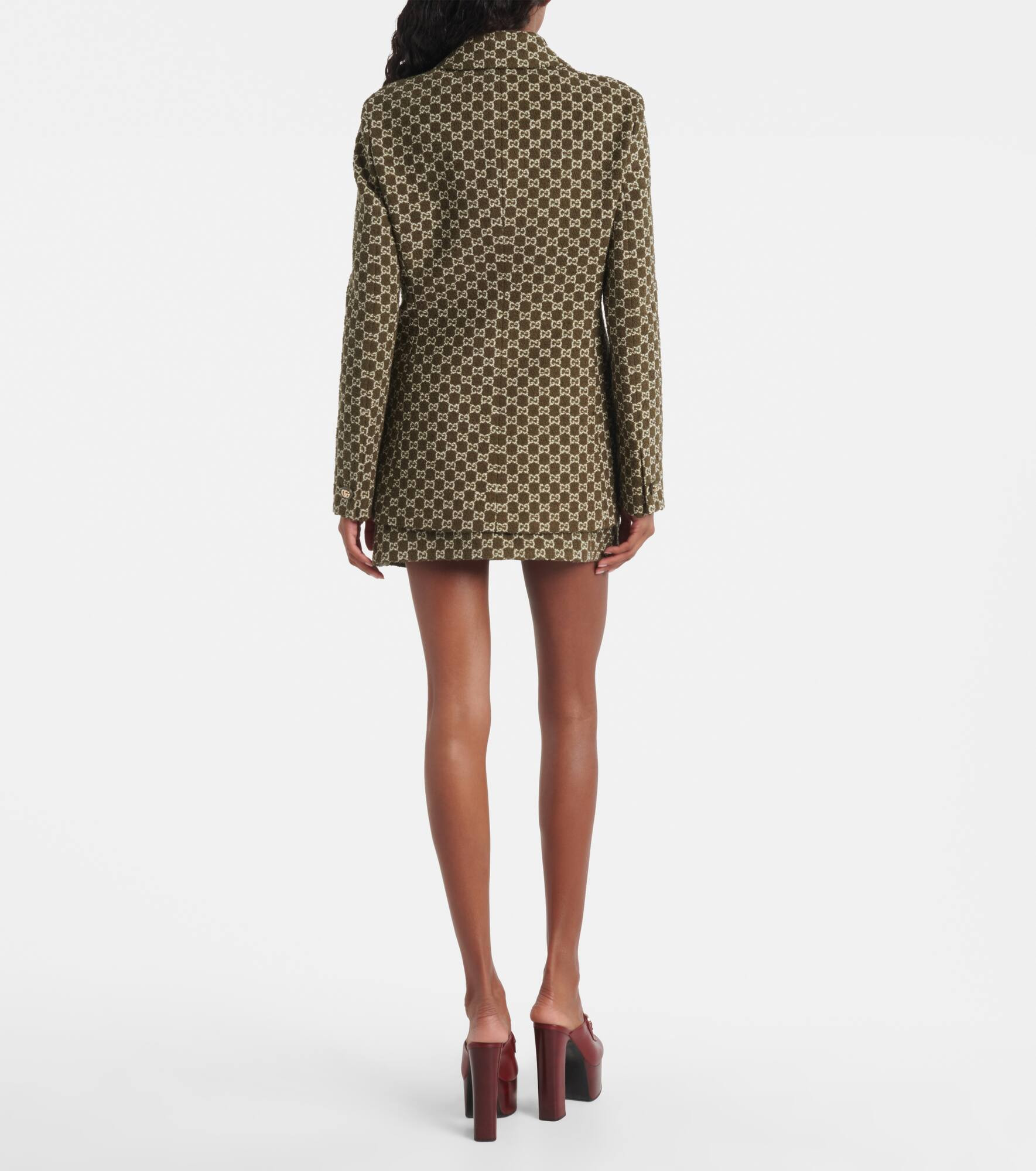 GG tweed blazer - 3