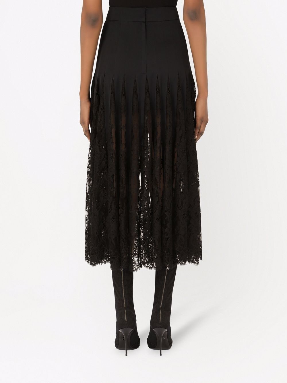 lace midi skirt - 4
