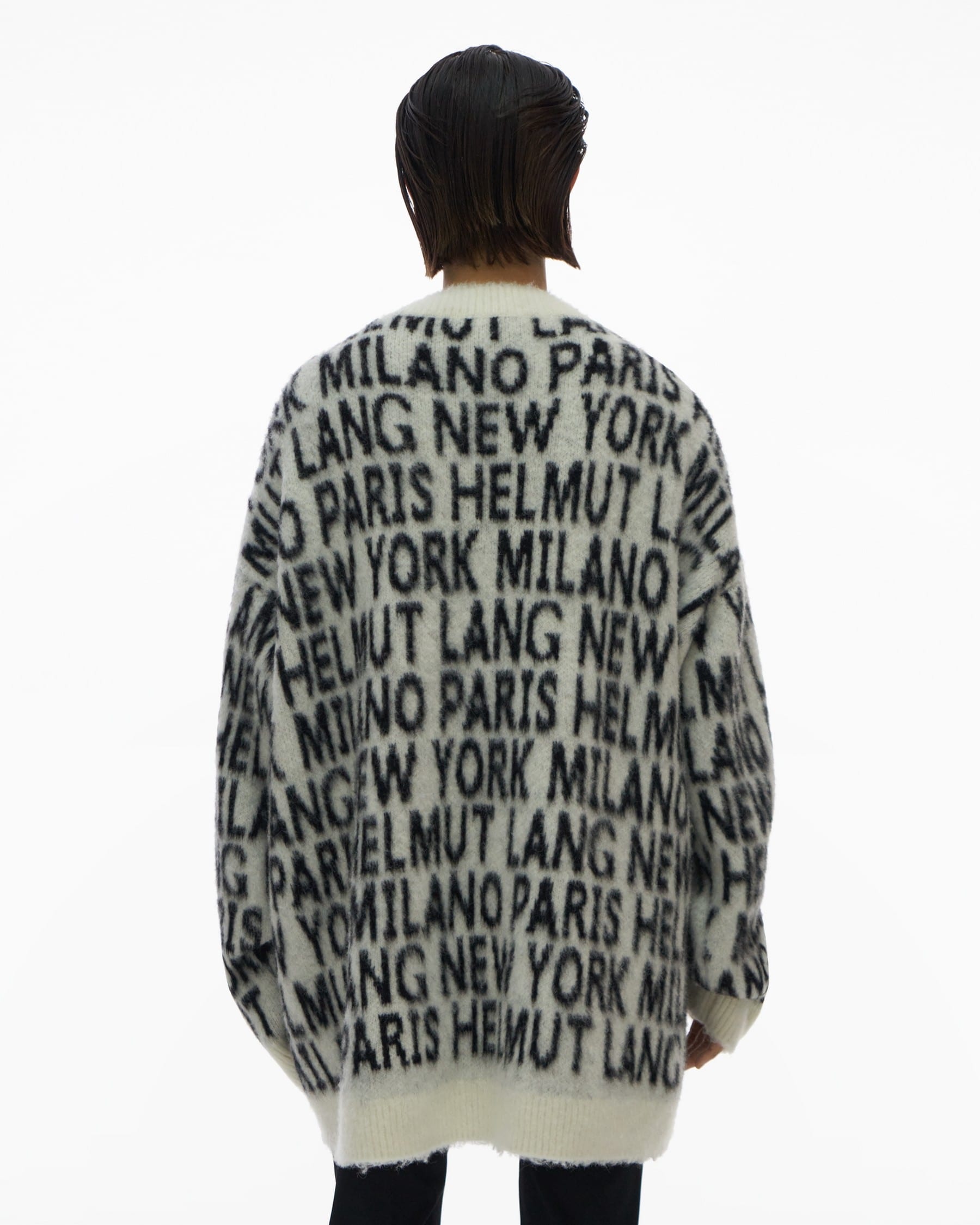 LOGO V-NECK SWEATER - 4