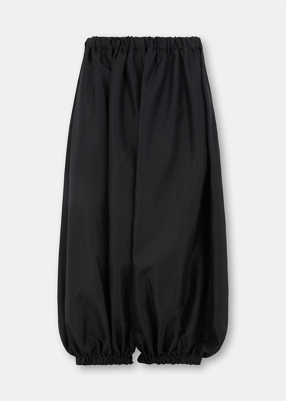 Black Balloon Trousers - 1