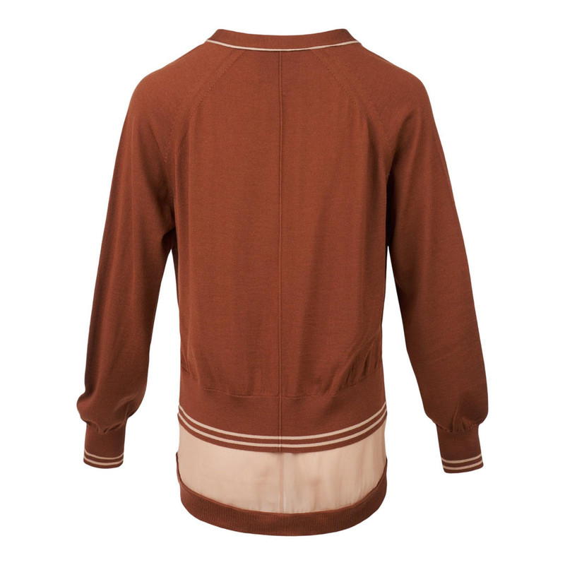 3.1 Phillip Lim Chiffon Hem Boxy Cardigan outlook