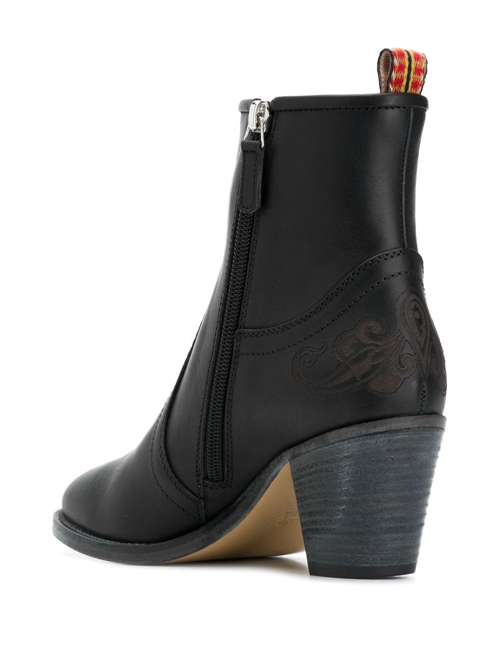 ridged-heel ankle boots - 3