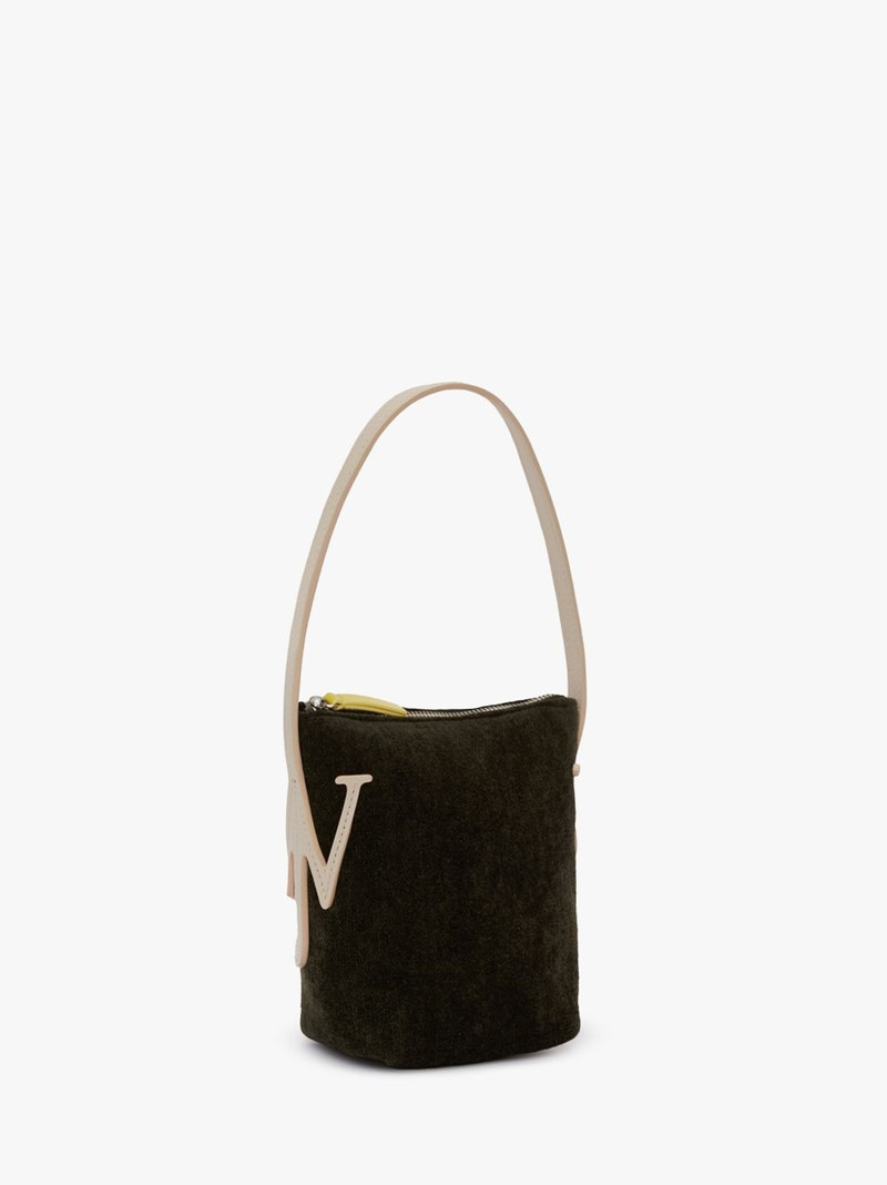 JW Anderson MINI ANCHOR HOBO - CHENILLE TOP HANDLE BAG outlook