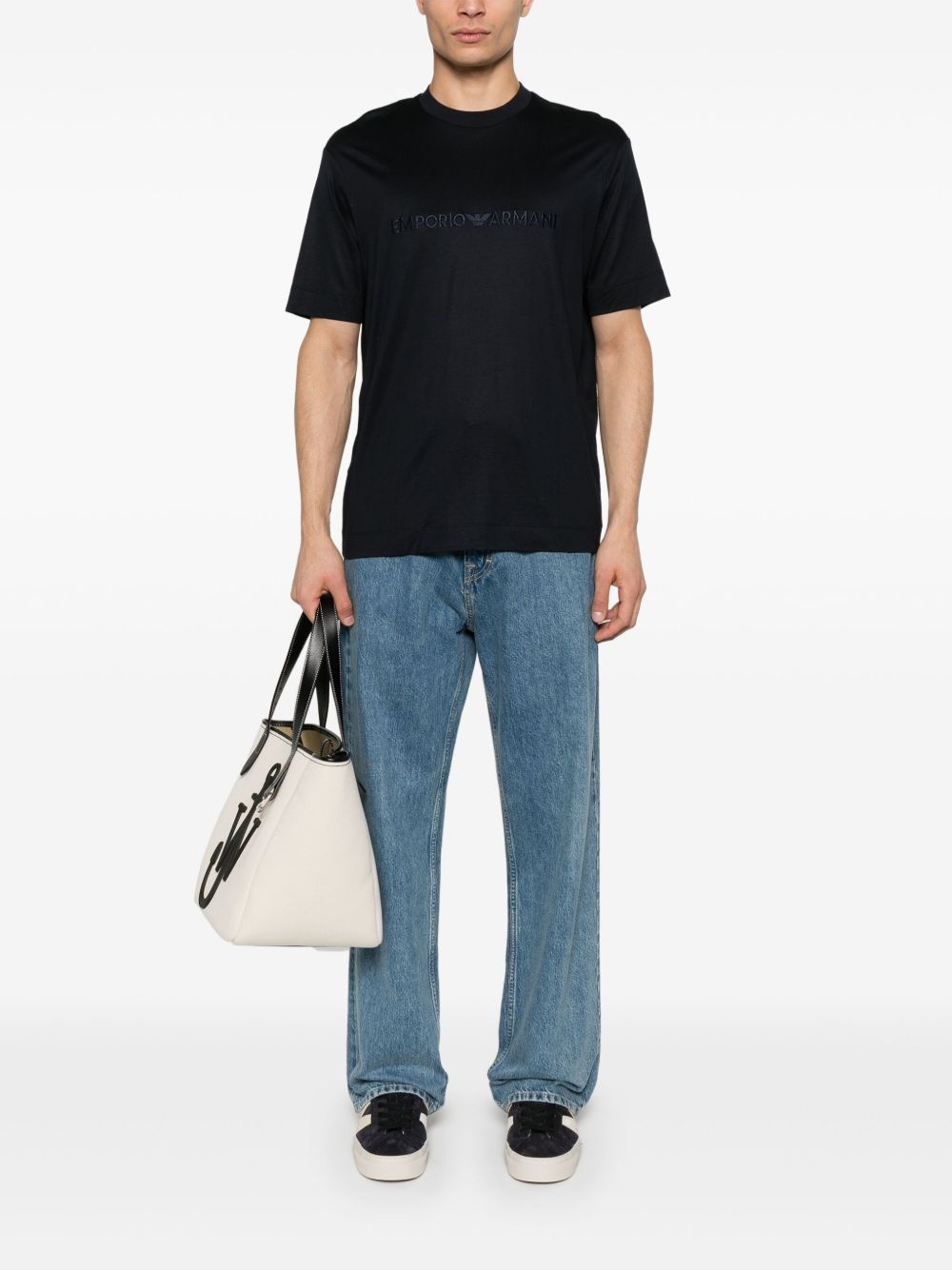 logo-embroidered T-shirt - 2