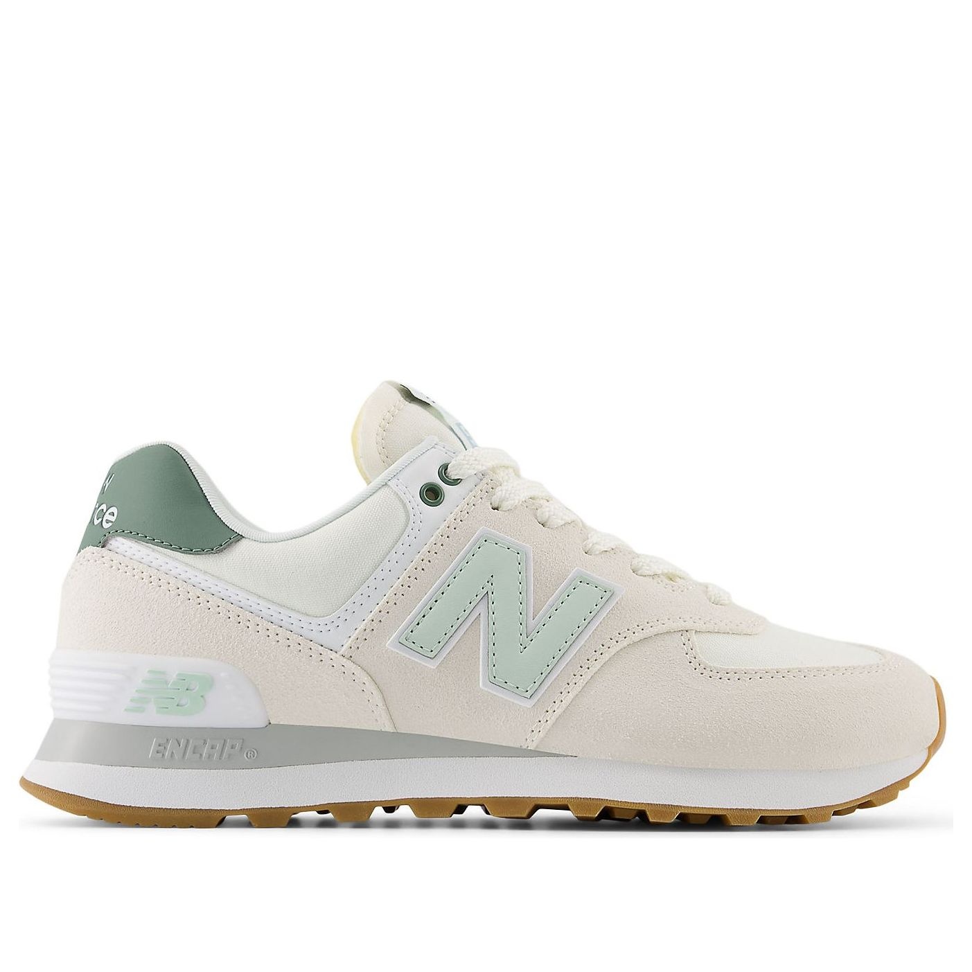 (WMNS) New Balance 574 Core 'Sea Salt New Spruce' WL574CGR - 2