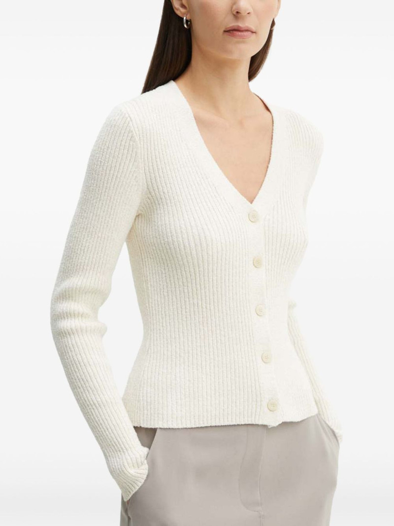 button v-neck cardigan 1
