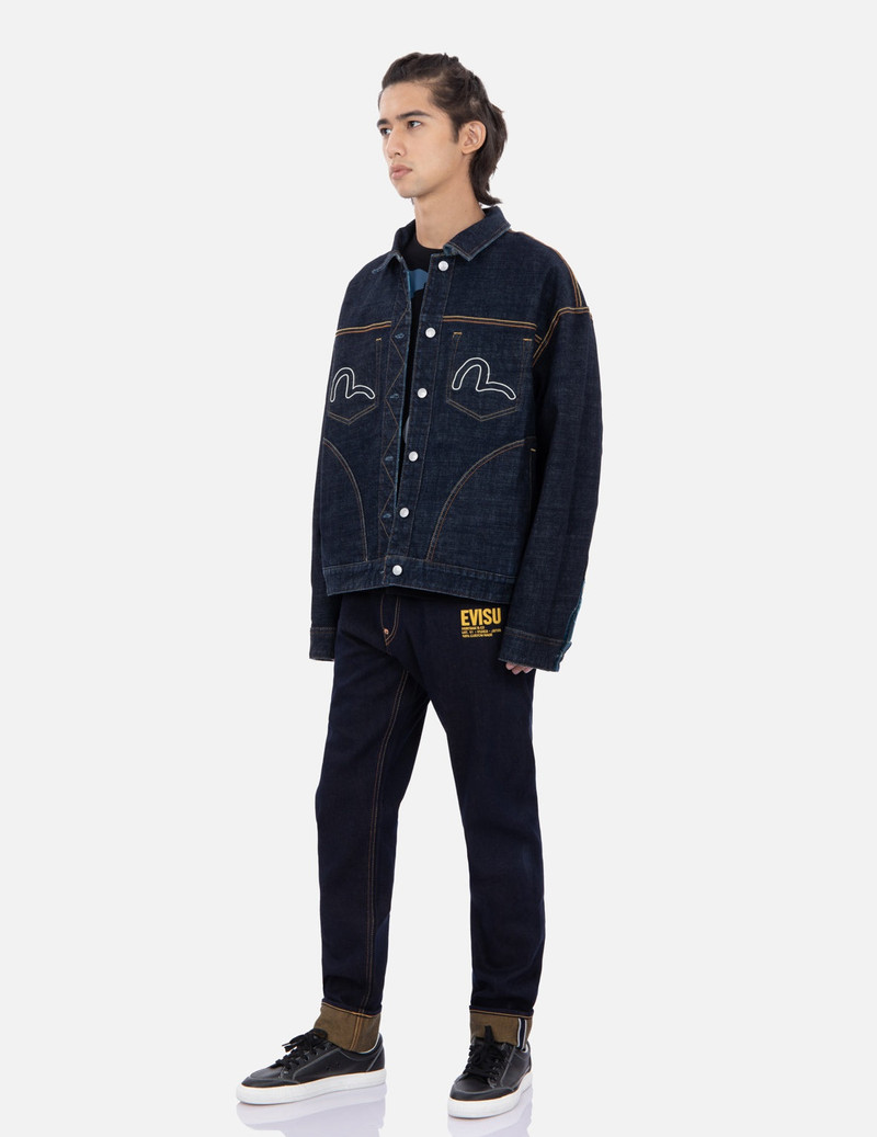 Allover Camouflage-Pattern Reversible Denim Jacket 5