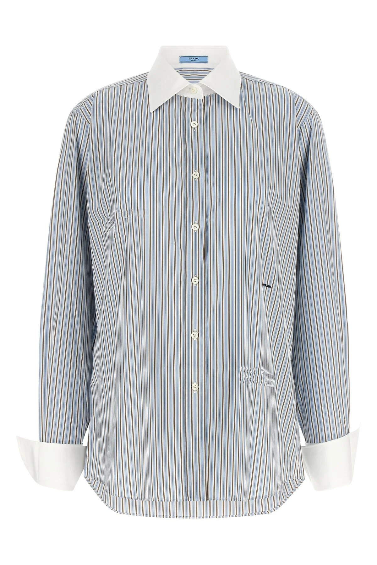 Striped Poplin Shirt - 1