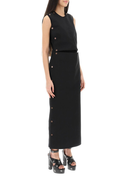 Y/Project Dual Material Maxi Dress With Snap Panels outlook