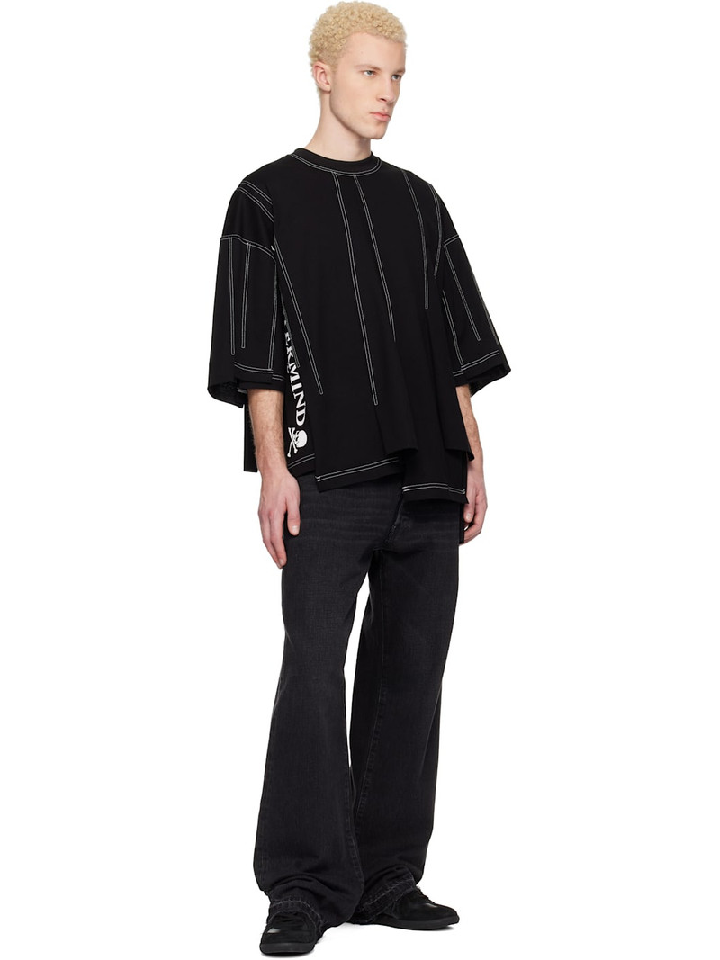 MASTERMIND WORLD Black Reconstructed SS T-shirt outlook