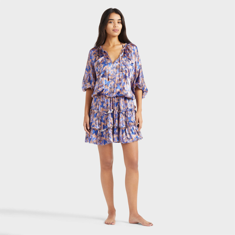 Vilebrequin Women Viscose and Silk Dress Disco Butterflly outlook