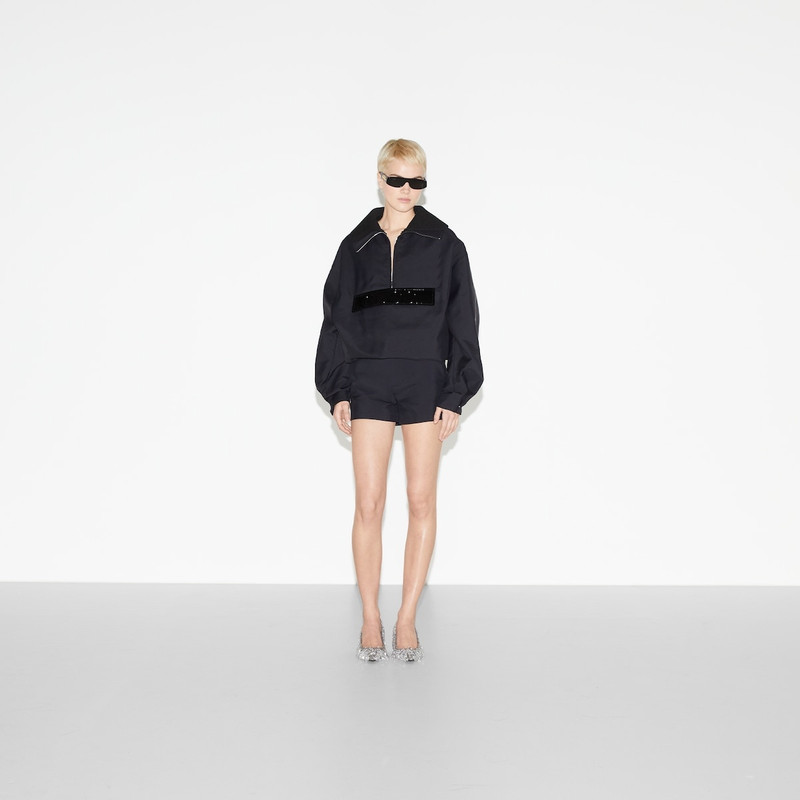 GUCCI Techno garbardine caban outlook