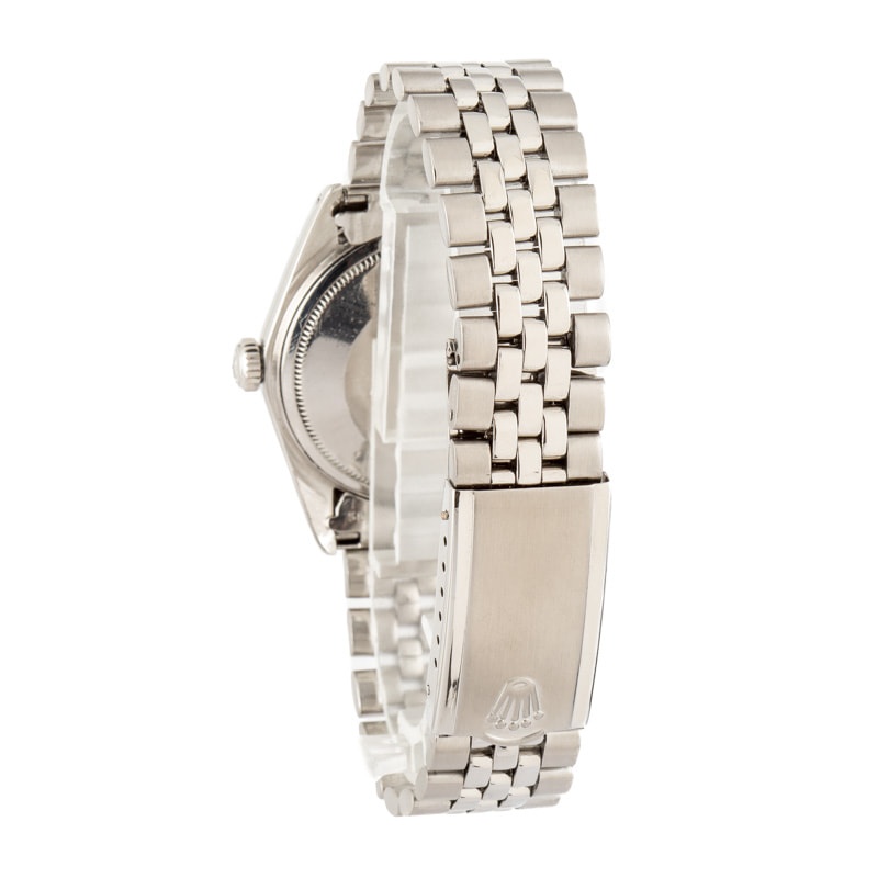 Pre-Owned Rolex Datejust 1603 Silver Dial - 3