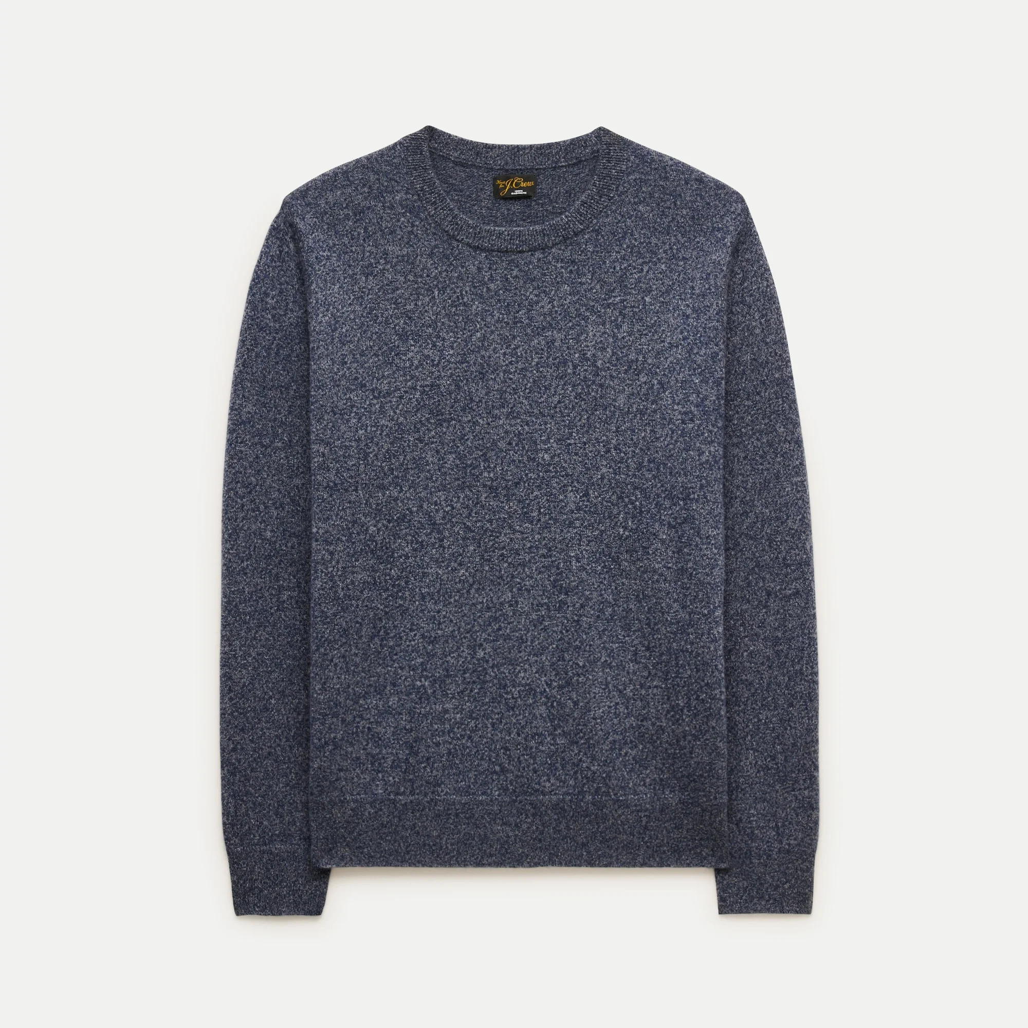 Marled cashmere crewneck sweater - 1