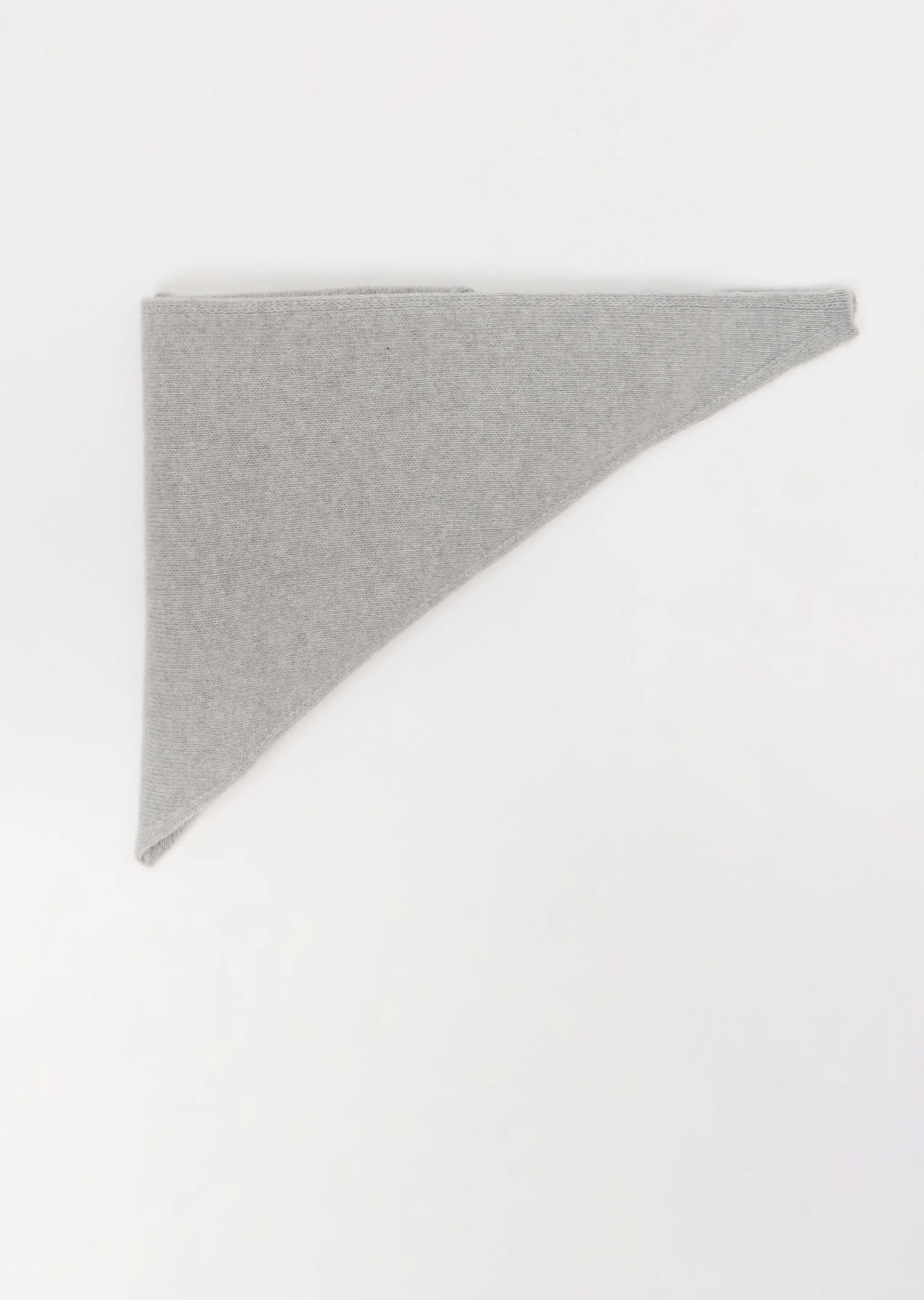 Marc Triangle Scarf — Light Grey - 1
