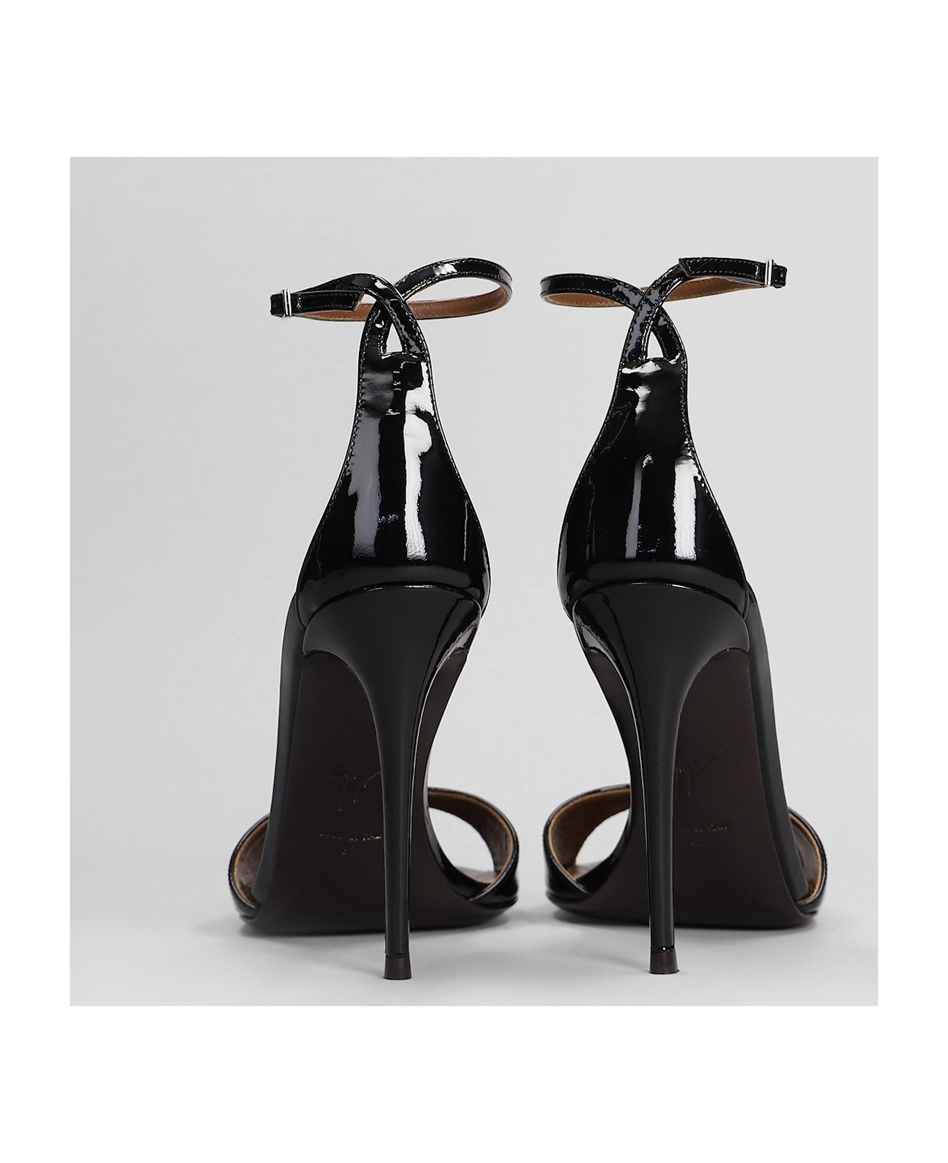 Intriigo Strap 105 Sandals In Black Leather - 4