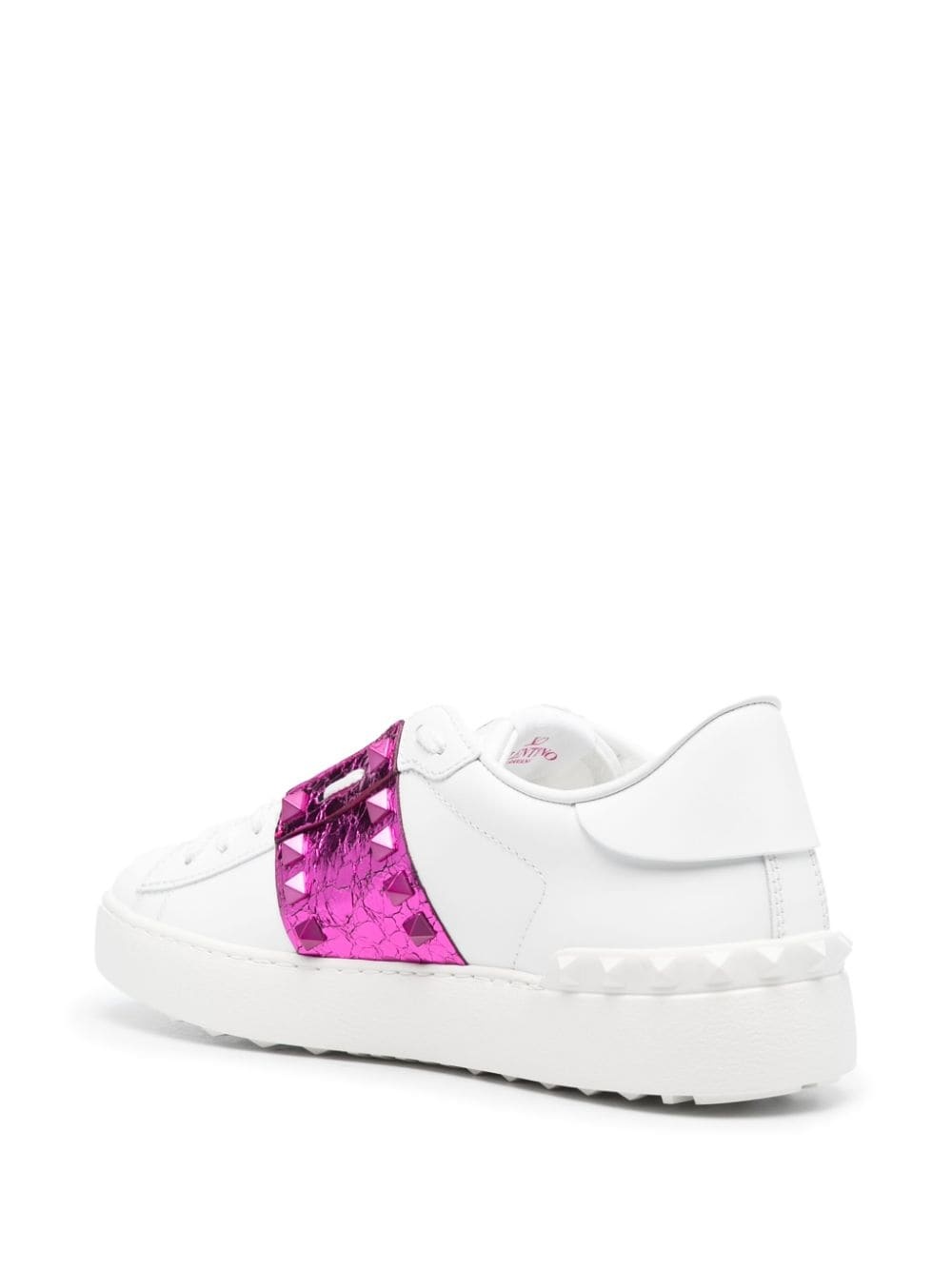 Rockstud metallic-detail sneakers - 3