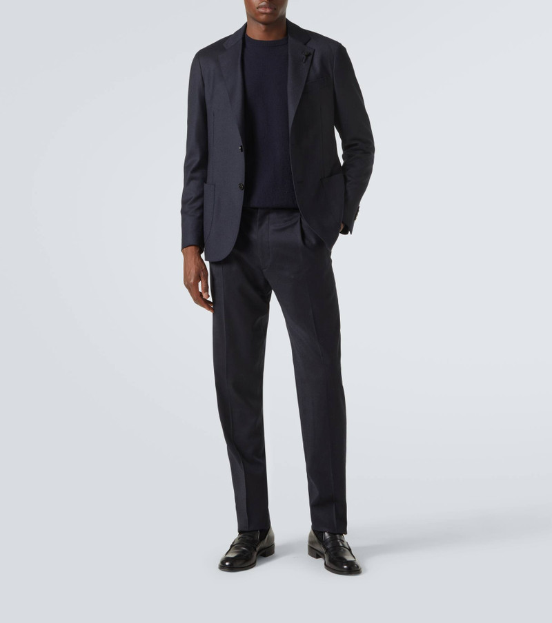 LARDINI Wool and cashmere blazer outlook