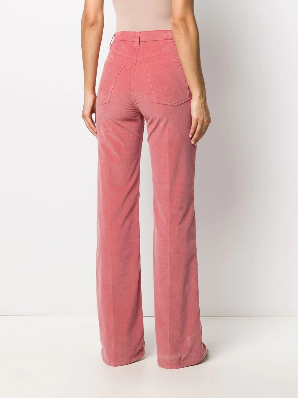 flared corduroy trousers - 4