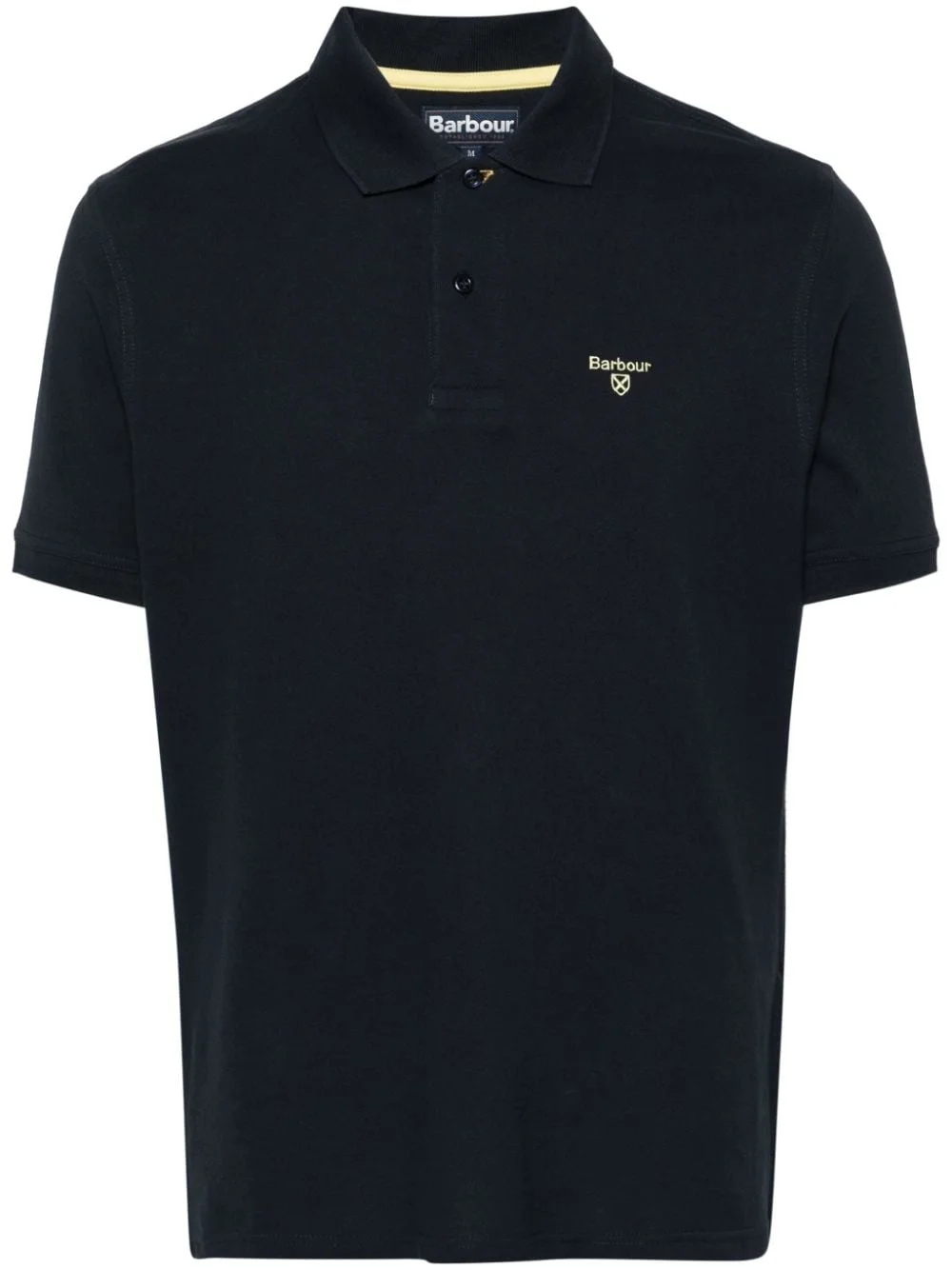 logo-embroidered polo shirt - 1