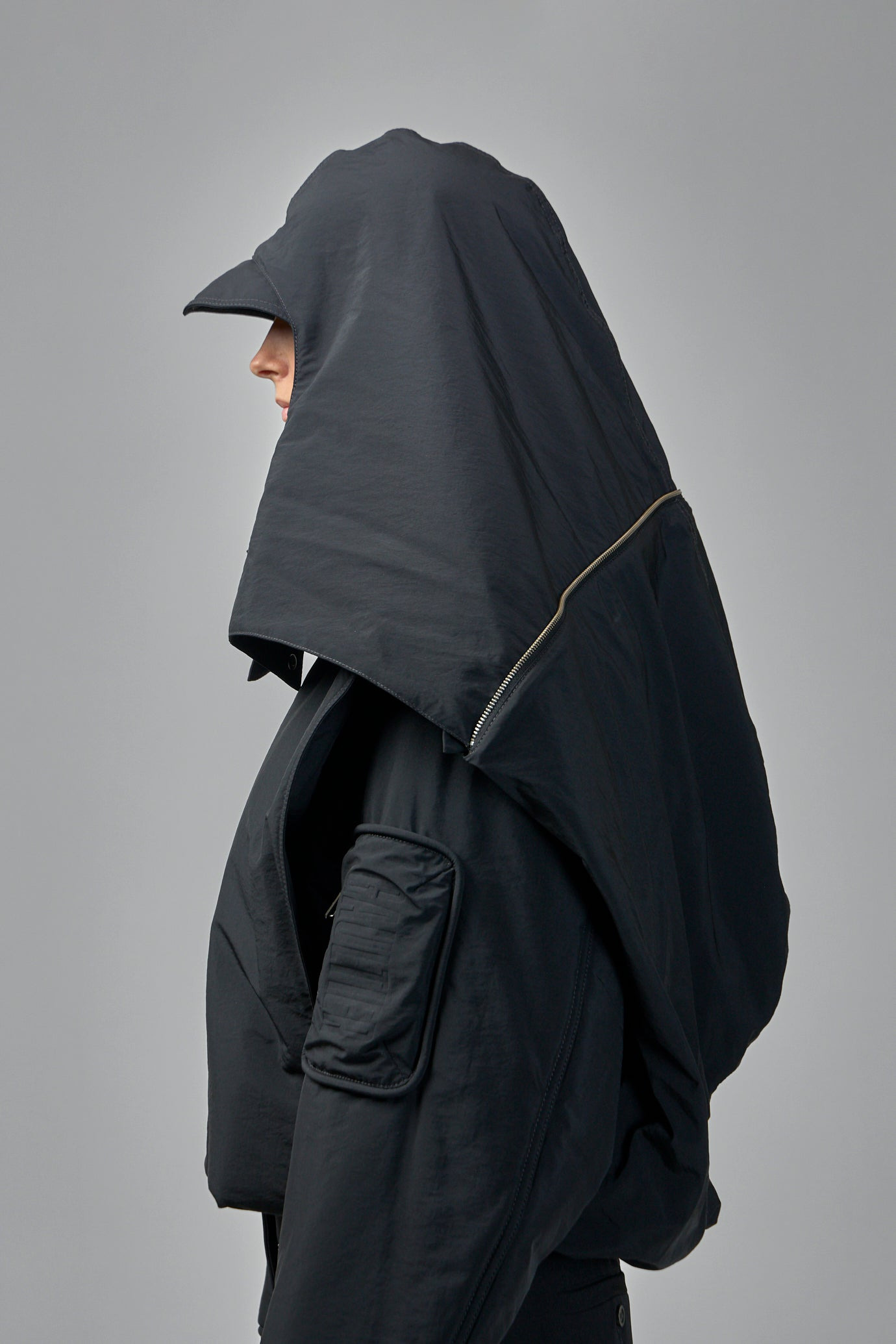 Hooded Bomber Jacket - 5