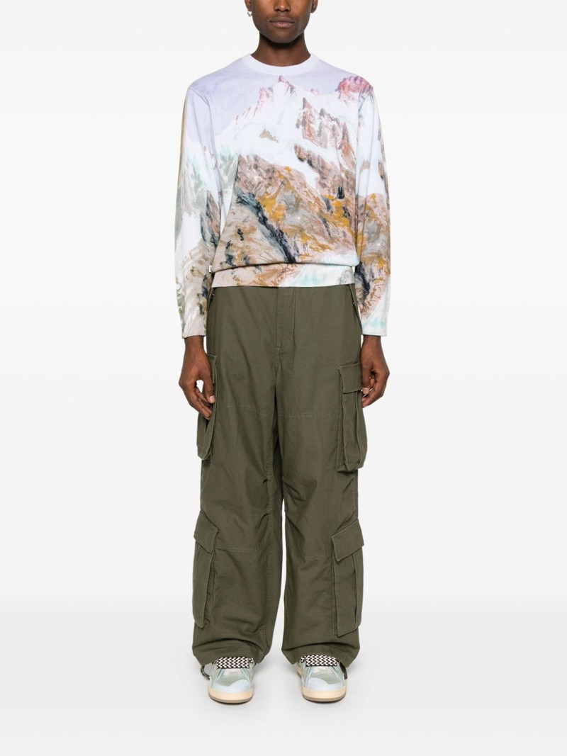 Vans printed knit sweater outlook