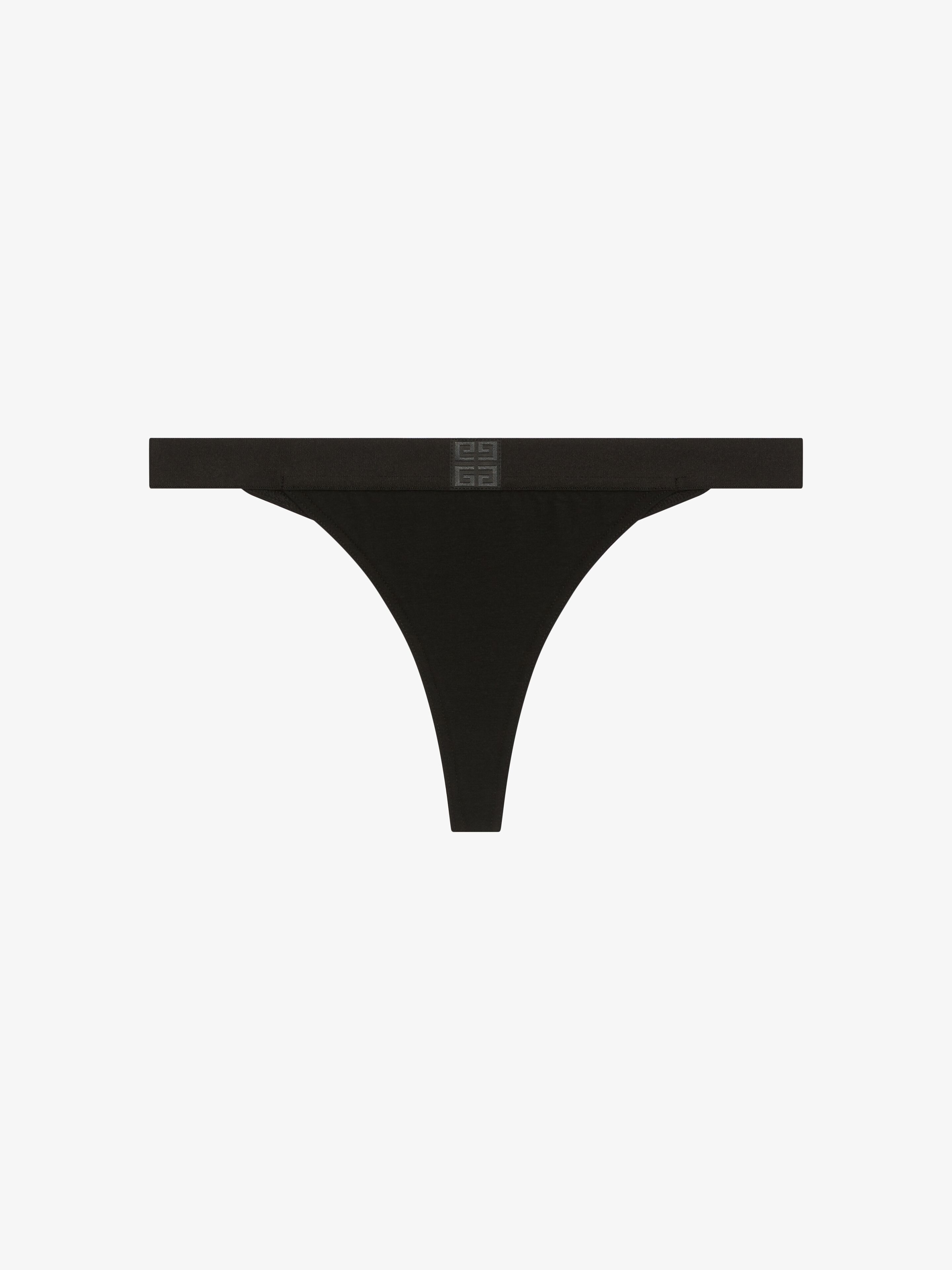 THONG IN JERSEY BIO WITH GIVENCHY 4G SIGNATURE - 1