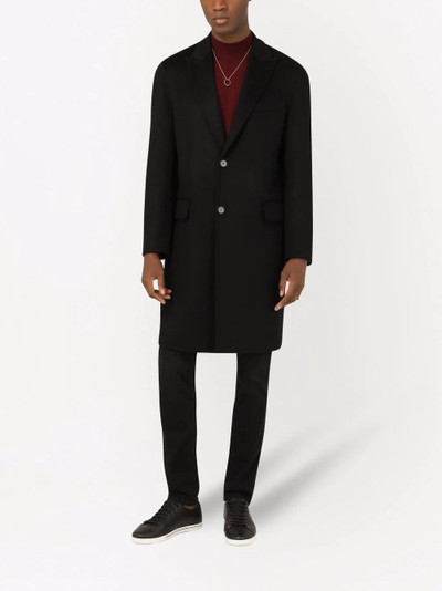 Dolce & Gabbana cashmere single-breasted coat outlook