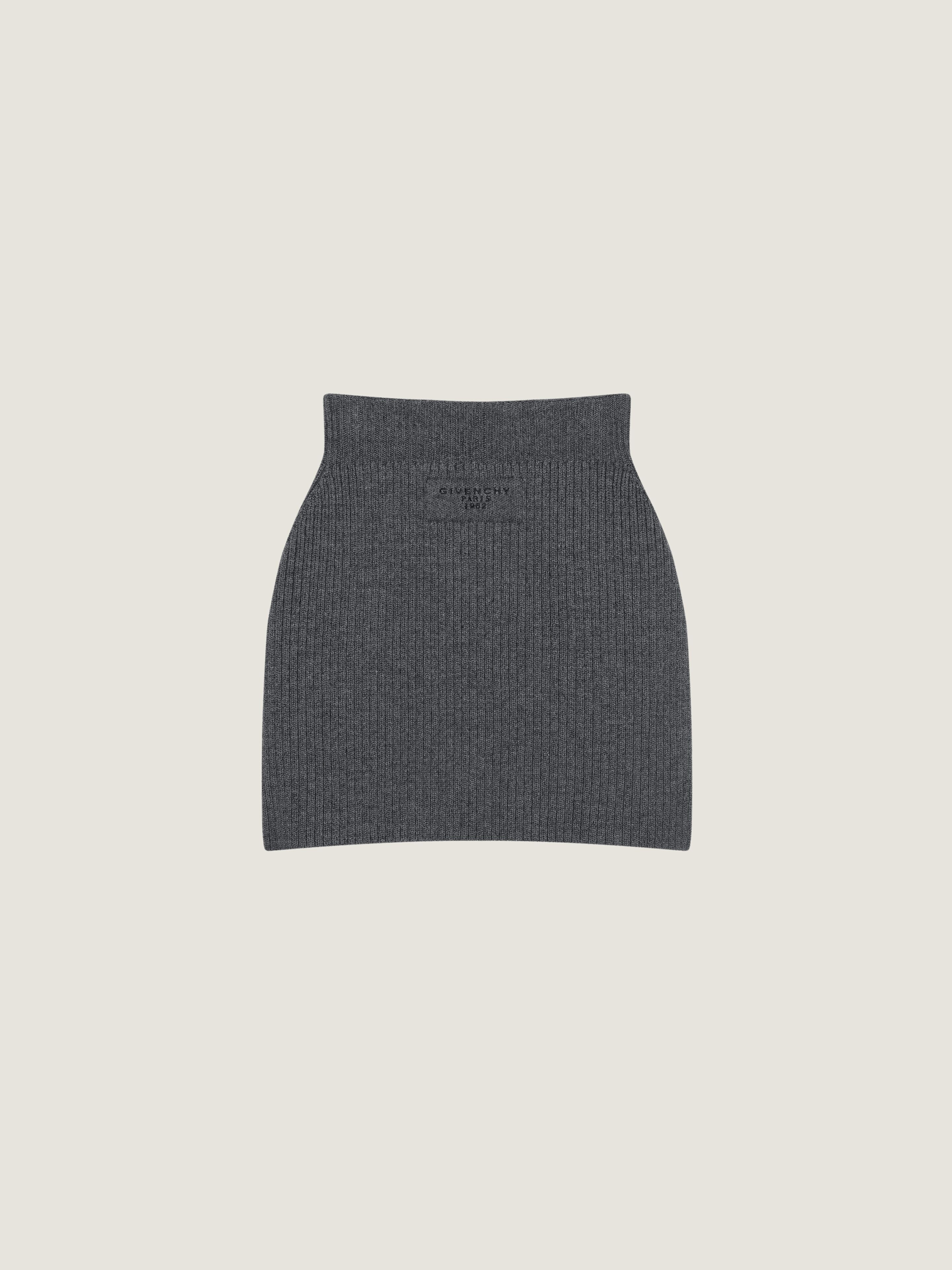 MINI PENCIL SKIRT IN WOOL - 4