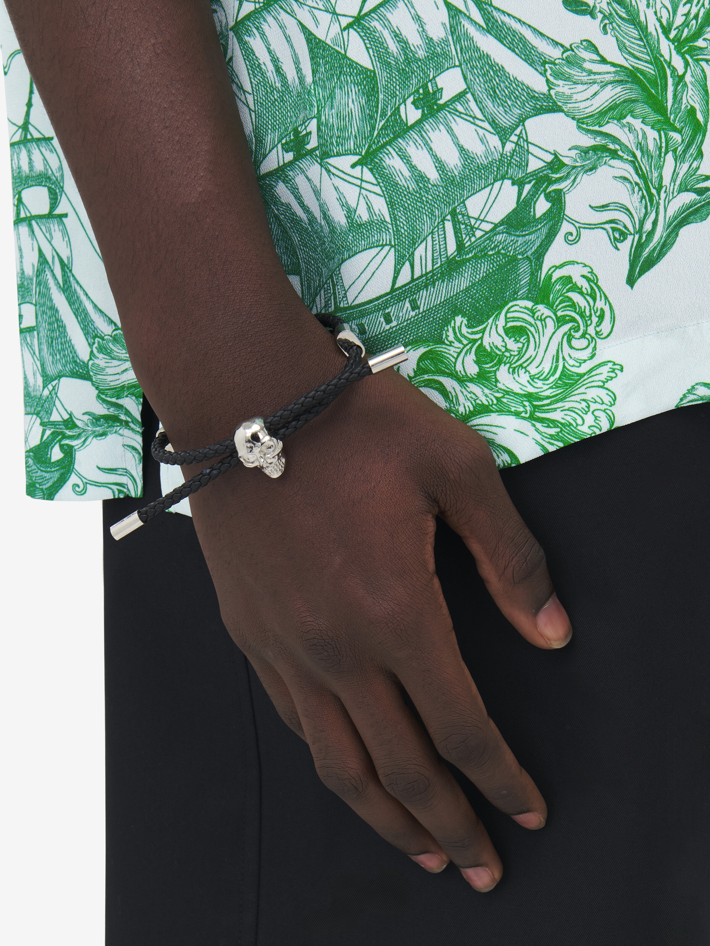 Skull Leather Bracelet - 2