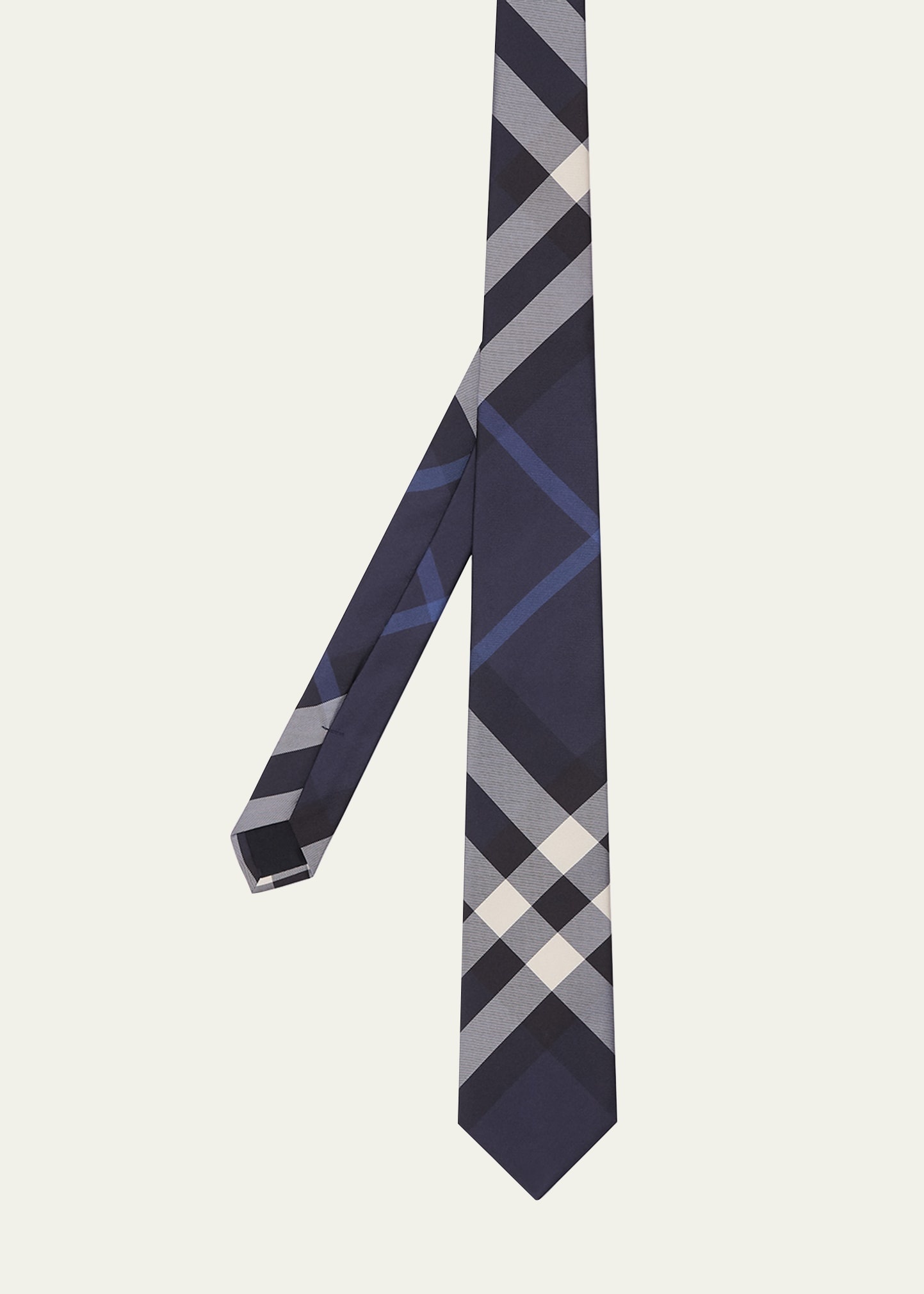 Men's Exploded Check Silk Tie - 2