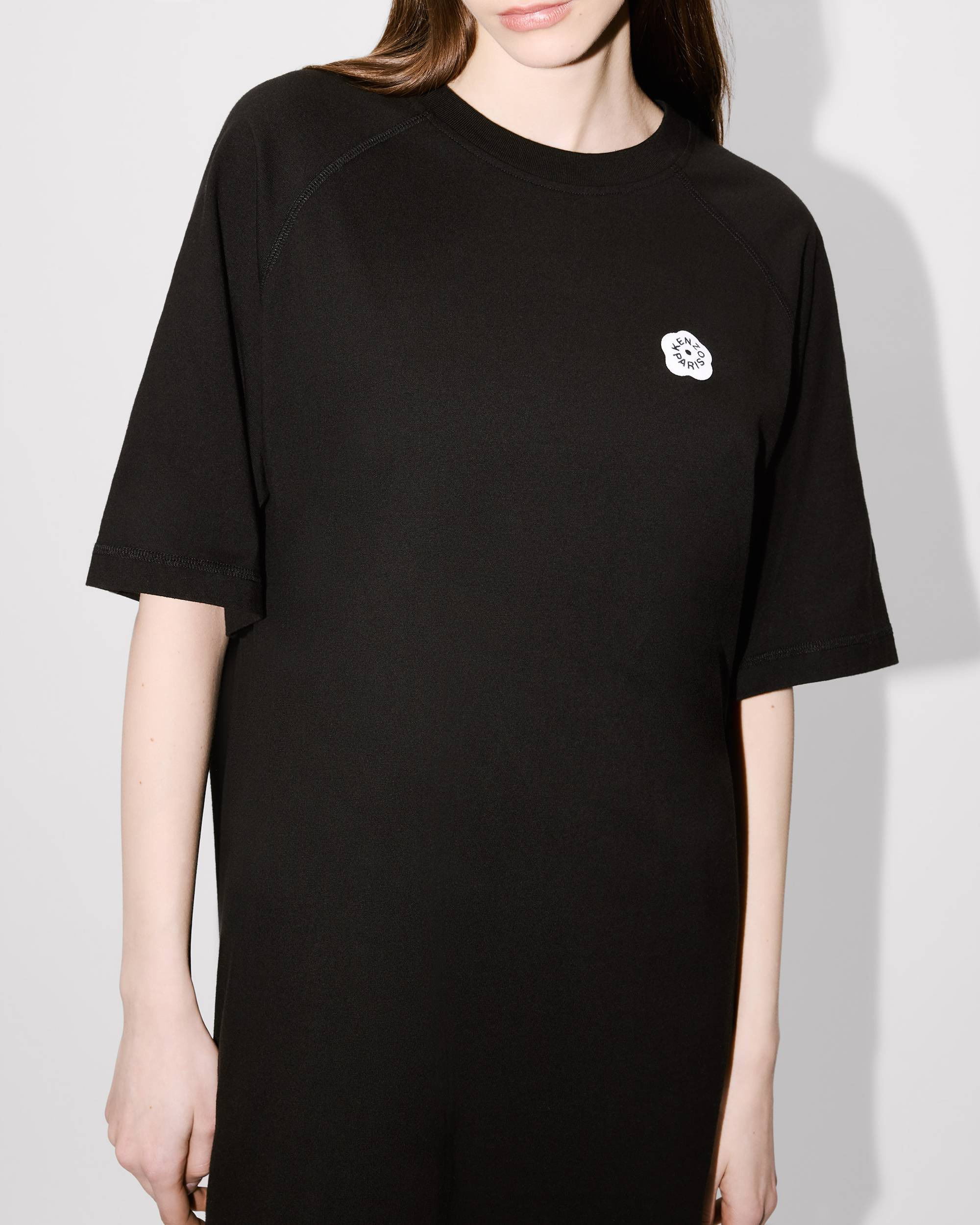 'Boke Flower 2.0' embroidered oversized T-shirt dress in cotton - 5