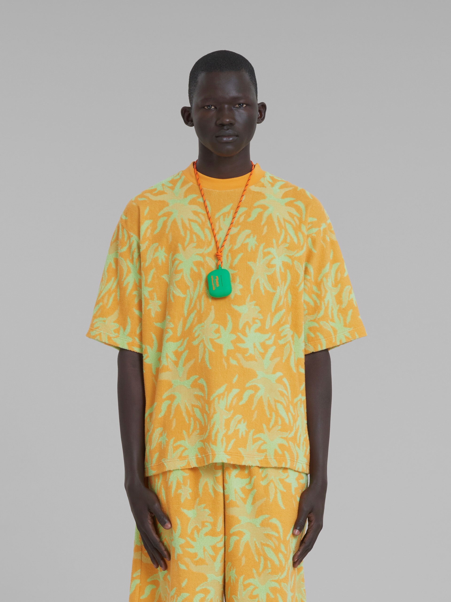 MARNI X NO VACANCY INN - GREEN AND ORANGE AIRPODS CASE - 6