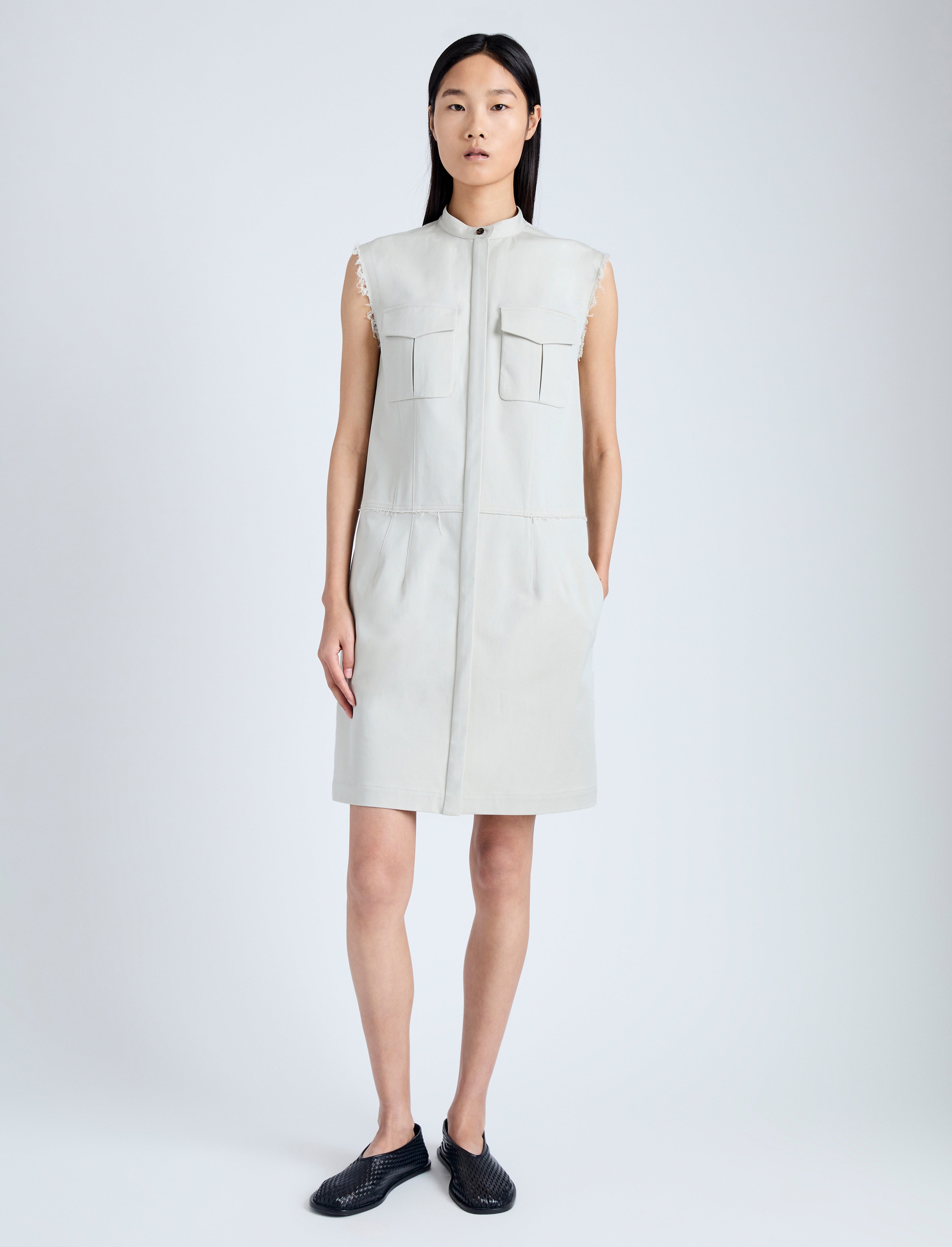 Erica Dress in Organic Cotton Twill - 2