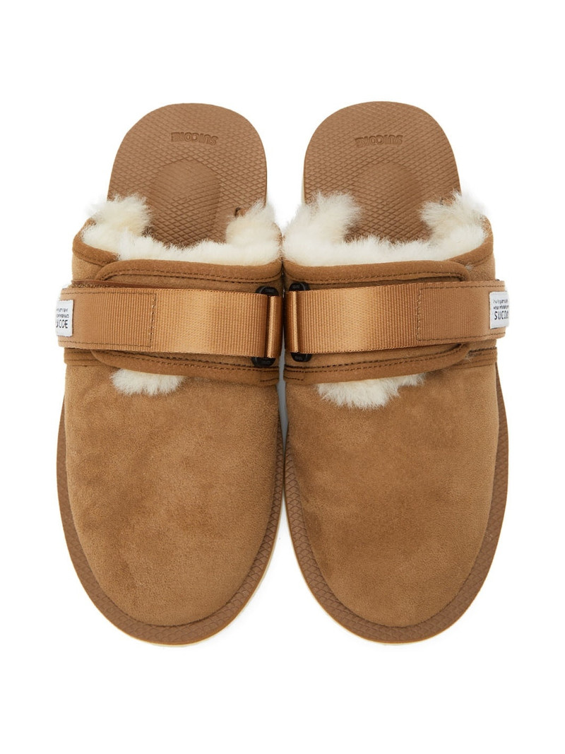 Brown Shearling ZAVO-M2ab Sandals 5