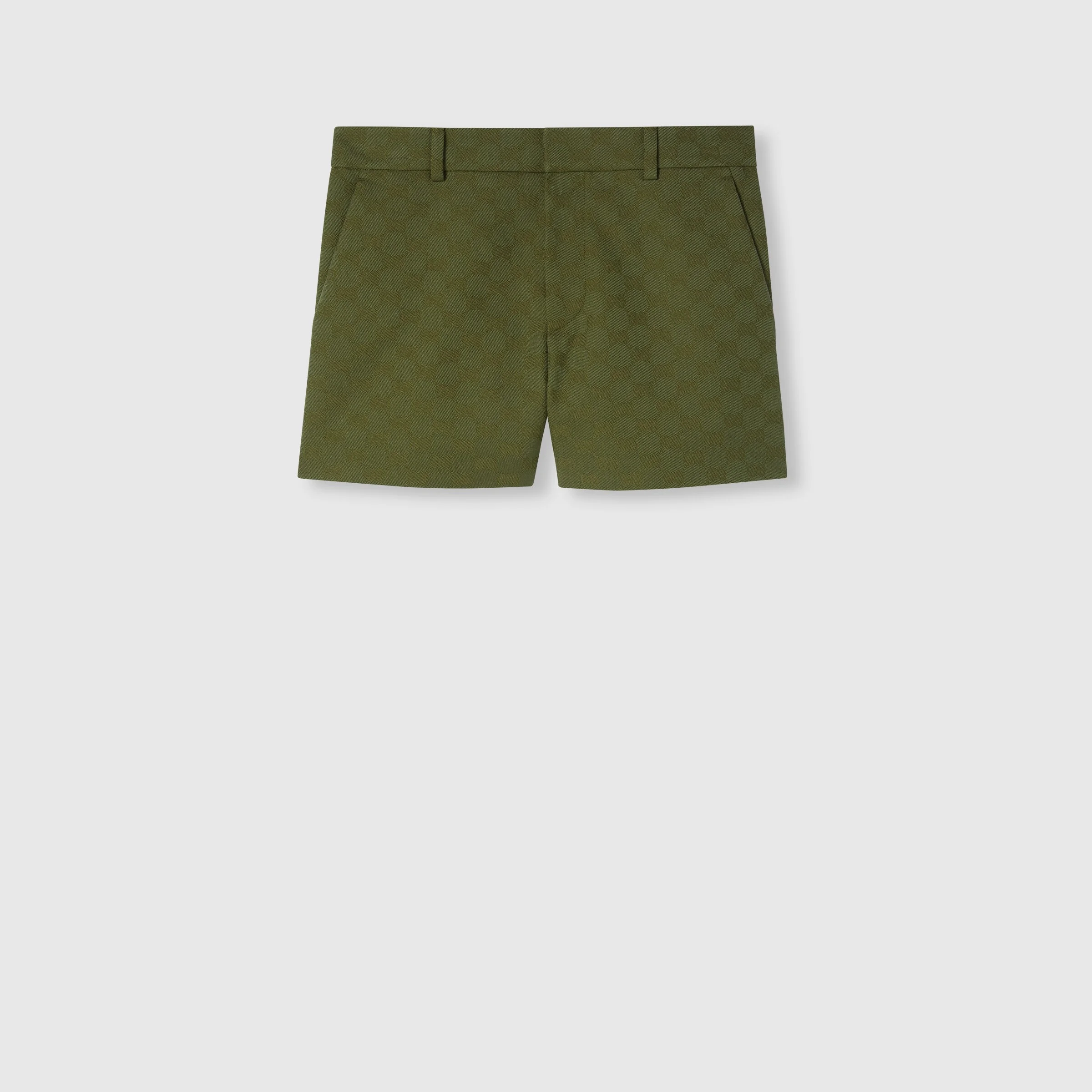GG cotton gabardine shorts - 1