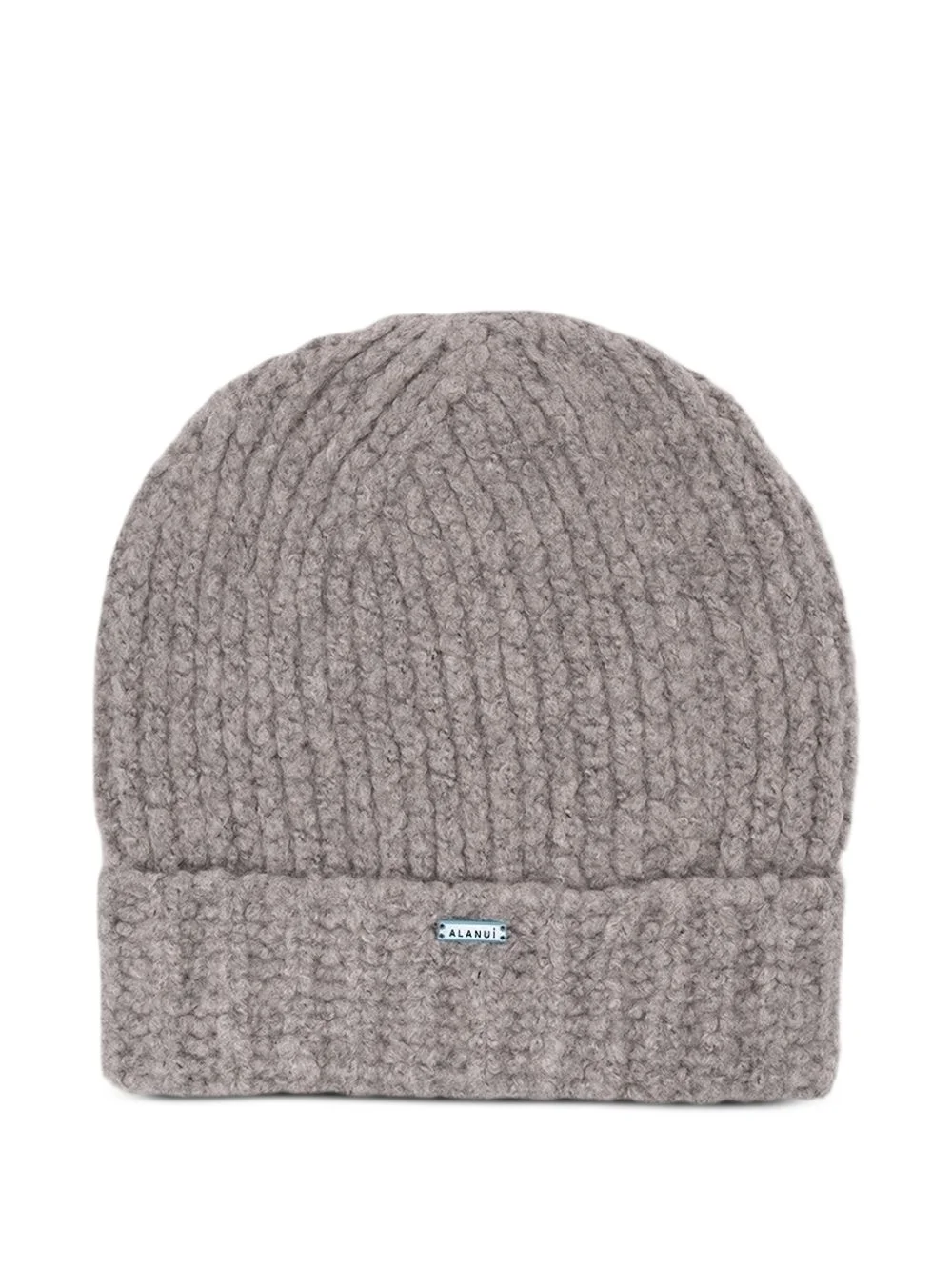 ribbed-knit cashmere beanie hat - 1