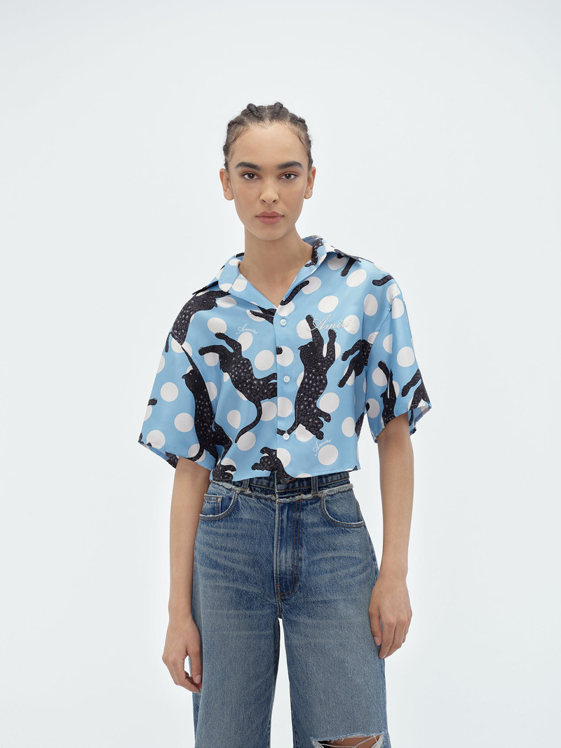 AMIRI LEOPARD SILK SHIRT outlook